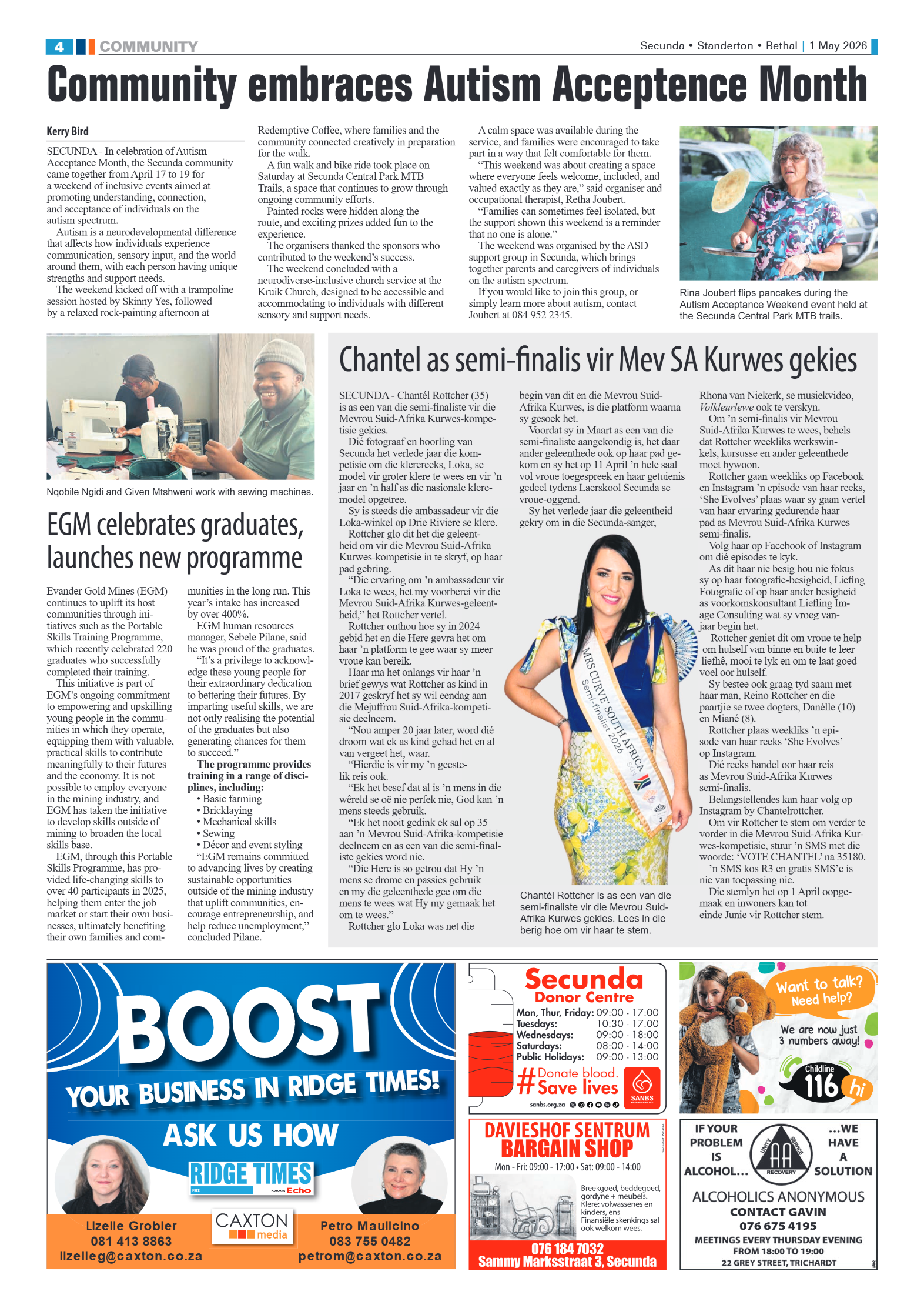 Ridge Times 1 May 2026 page 4