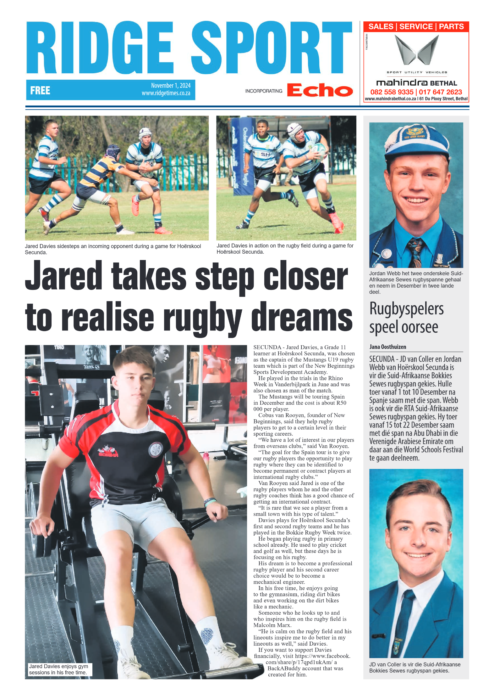 Ridge Times 1 November 2024 page 12