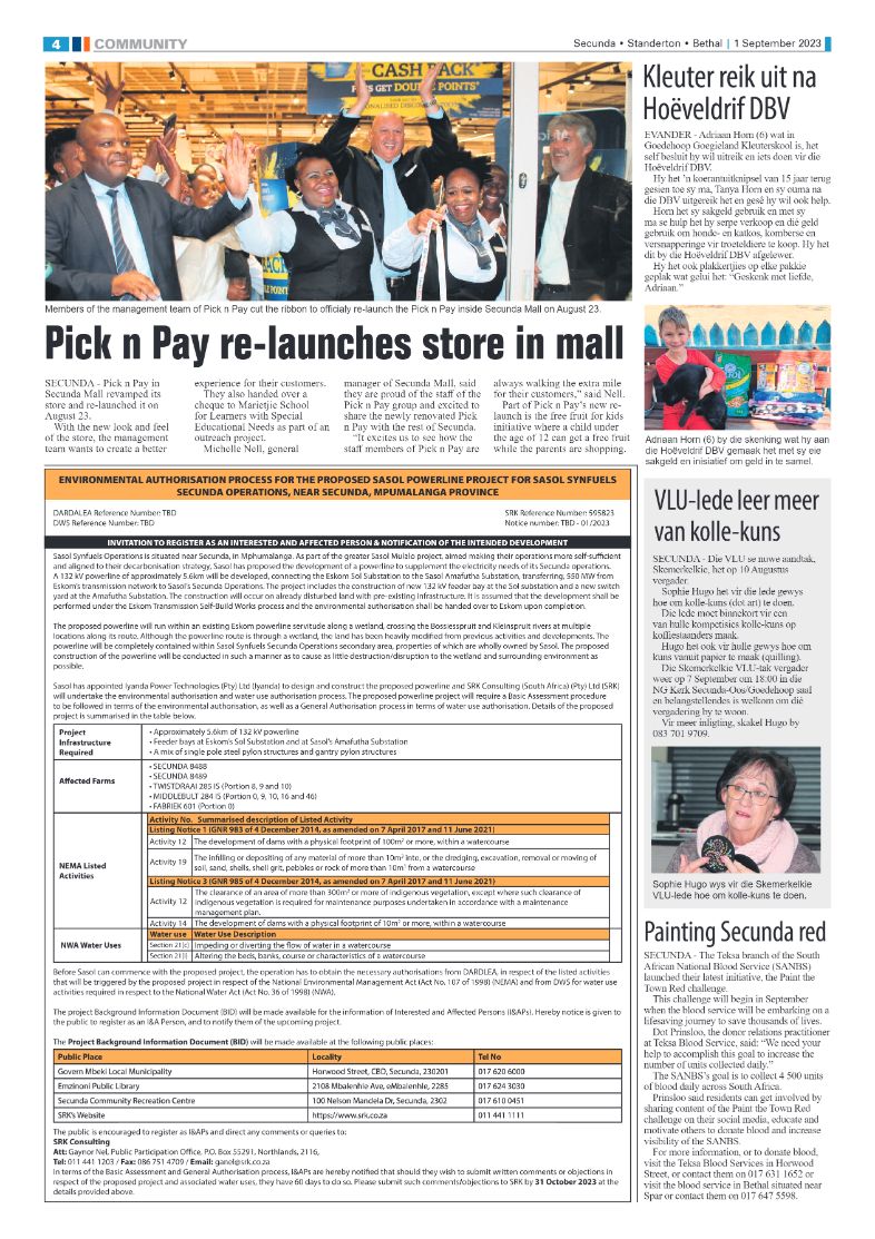 Ridge Times 1 September 2023 page 4