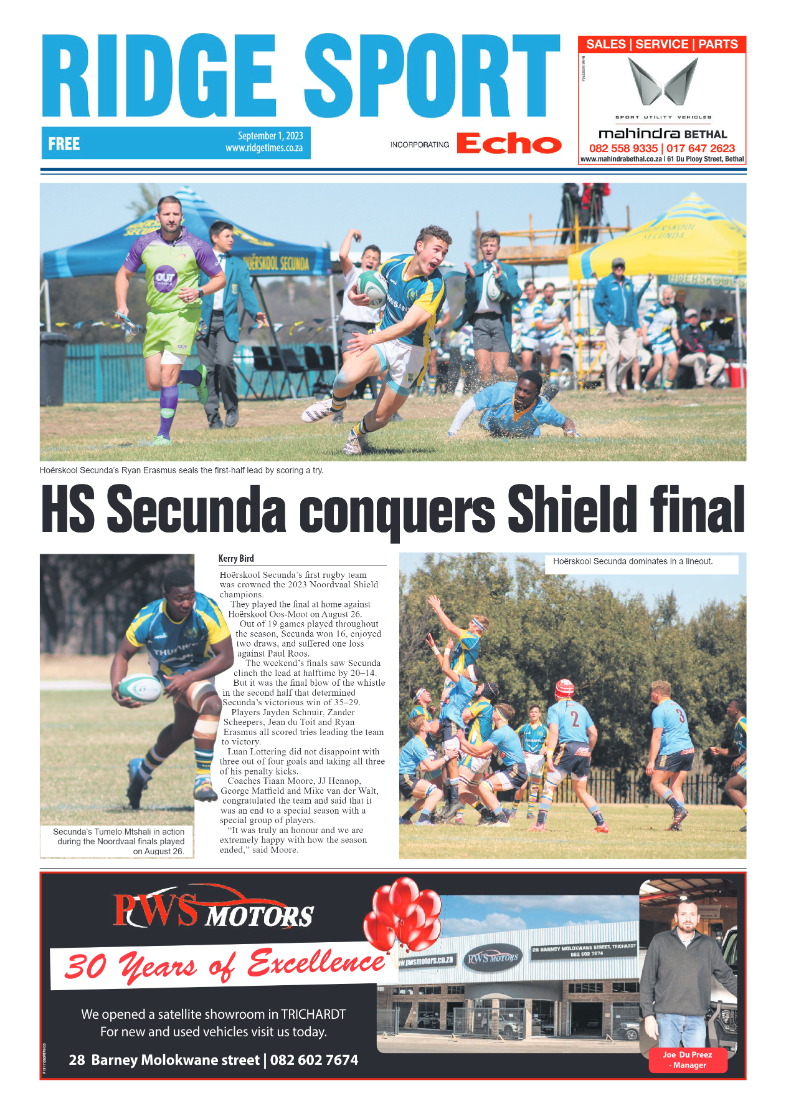 Ridge Times 1 September 2023 page 8