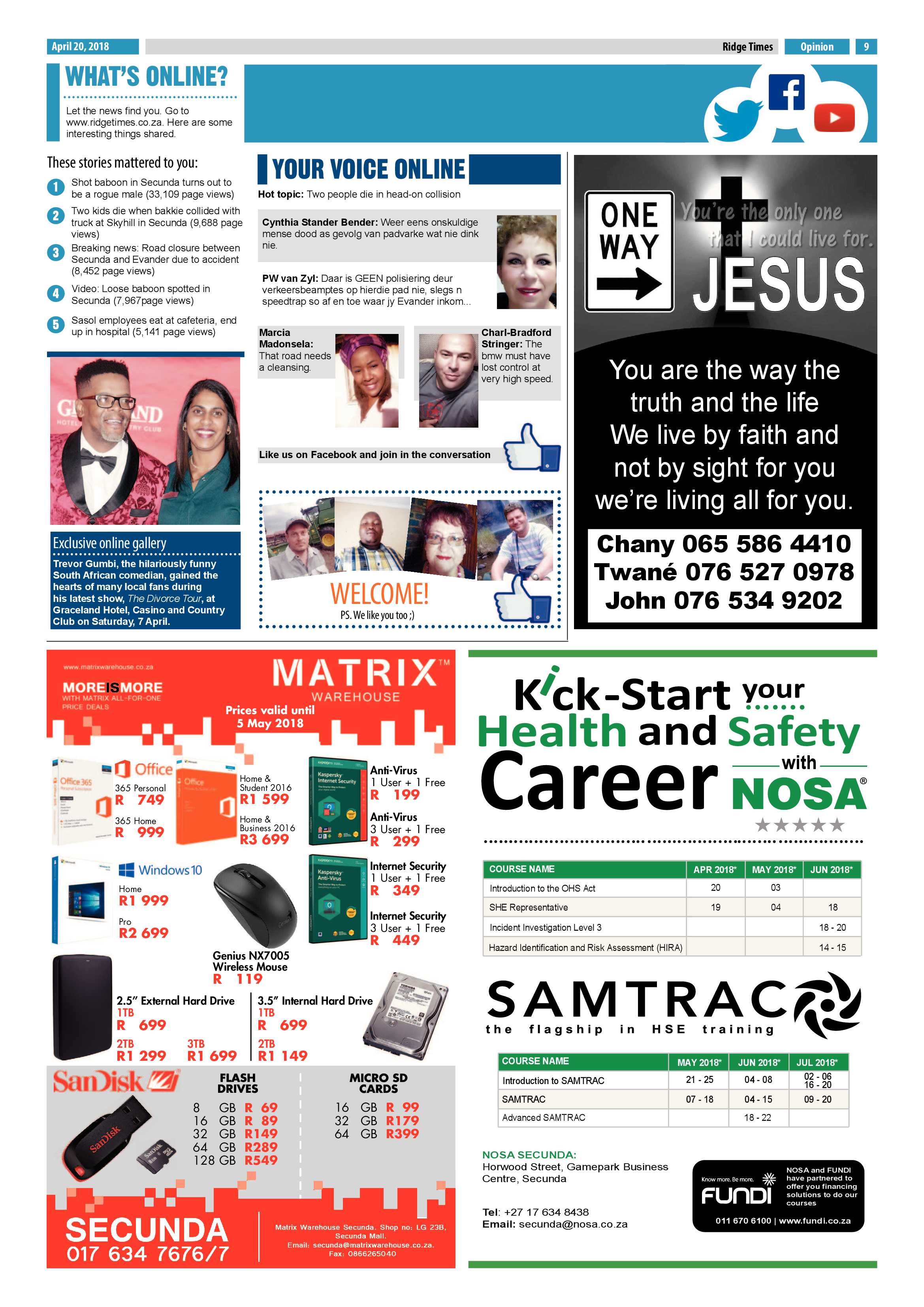 Ridge Times 20 April 2018 page 11