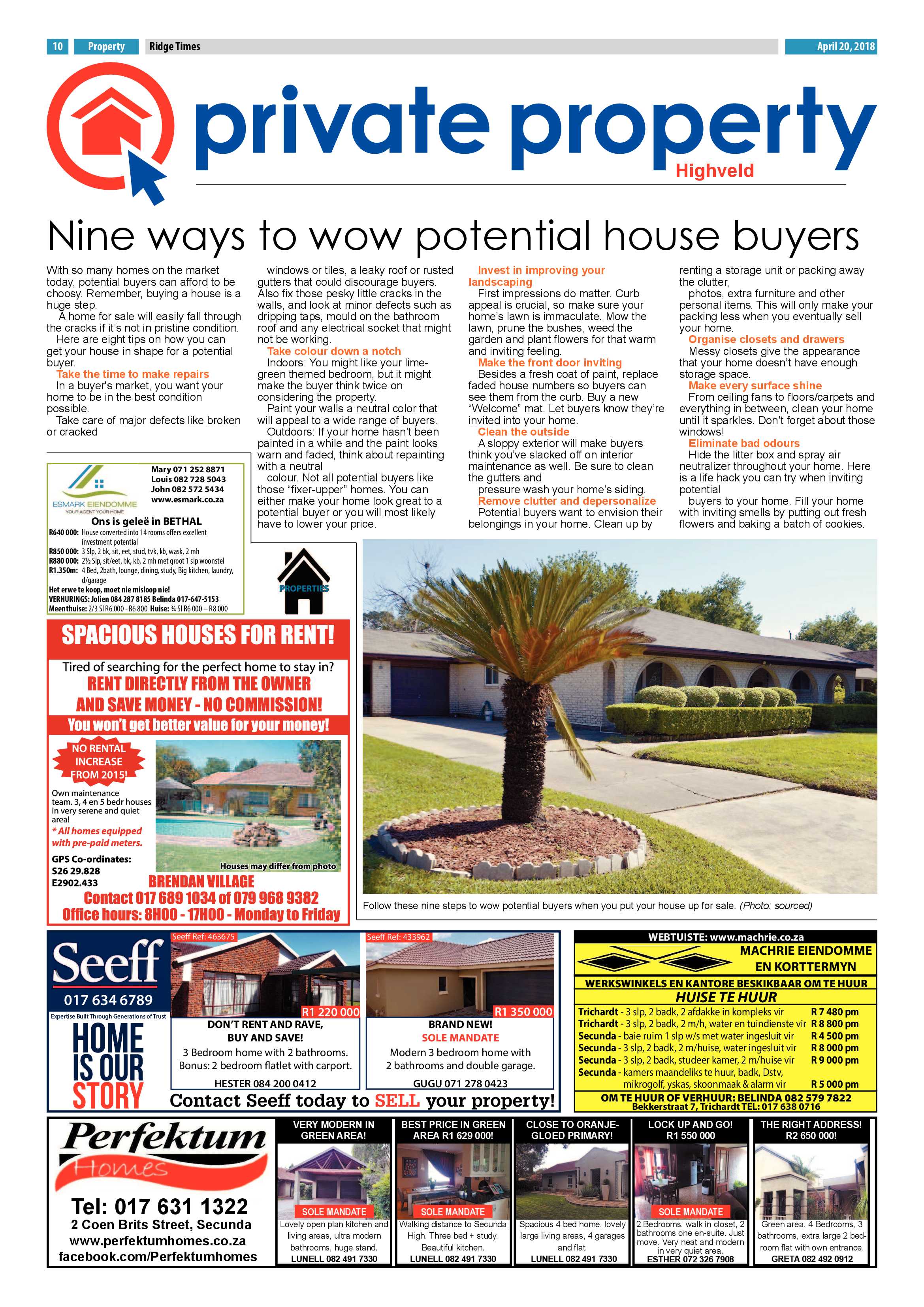 Ridge Times 20 April 2018 page 12