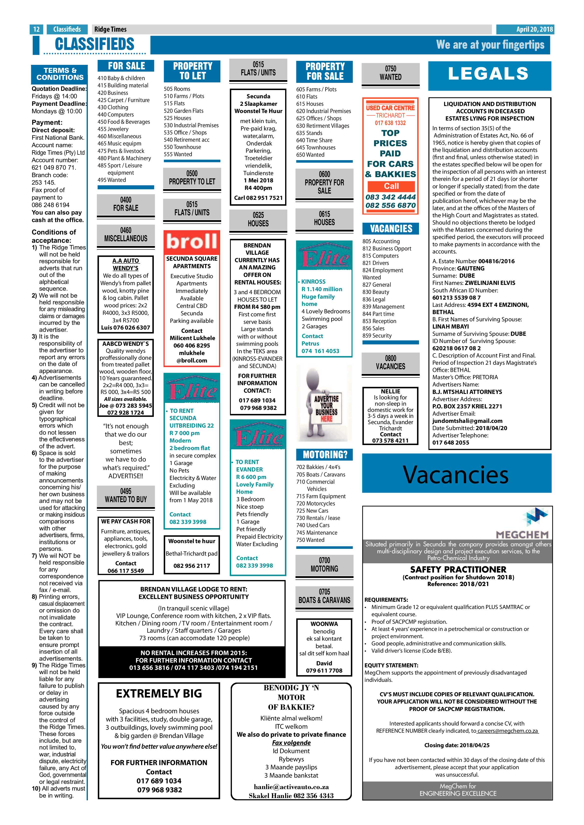 Ridge Times 20 April 2018 page 14