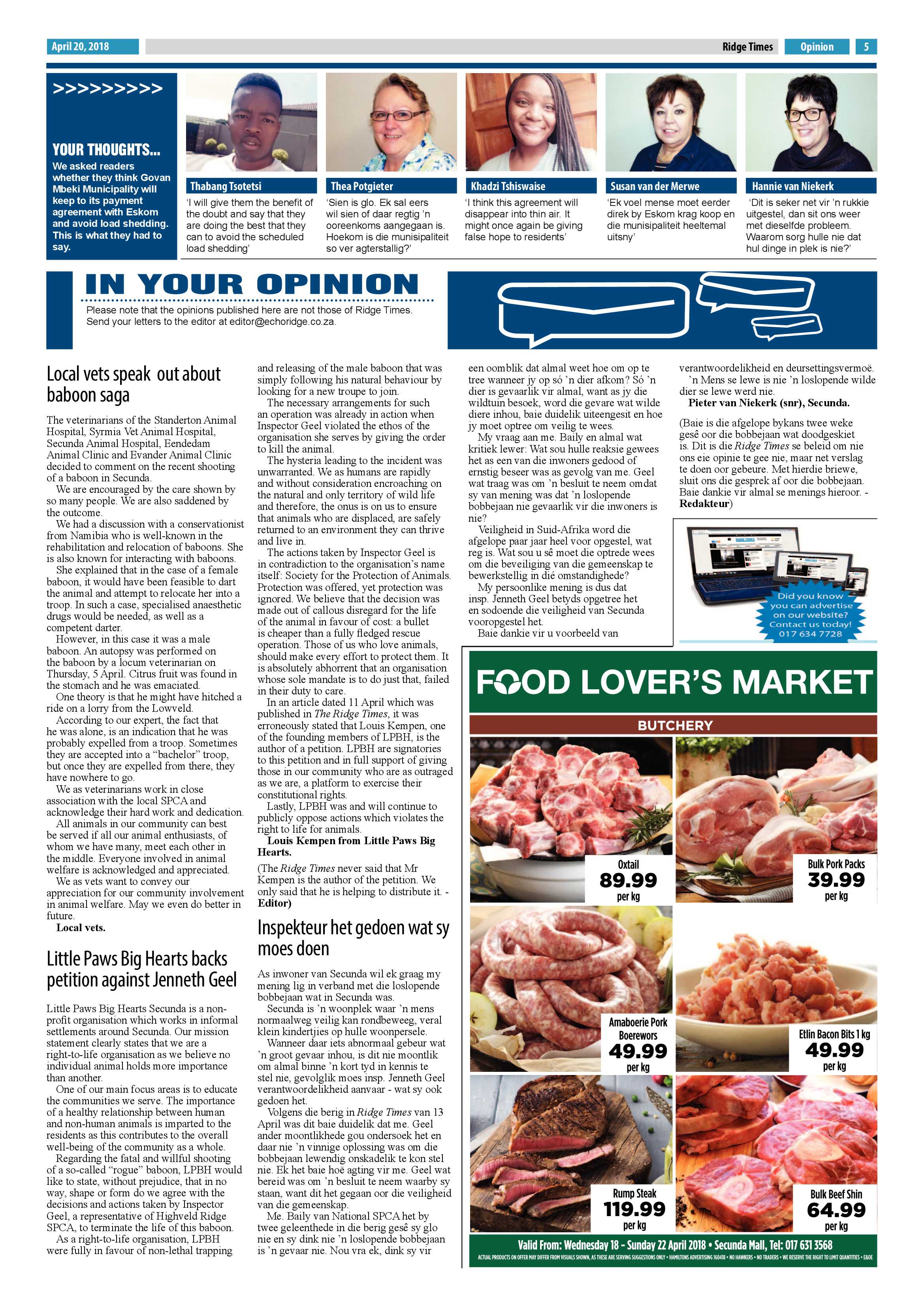 Ridge Times 20 April 2018 page 7