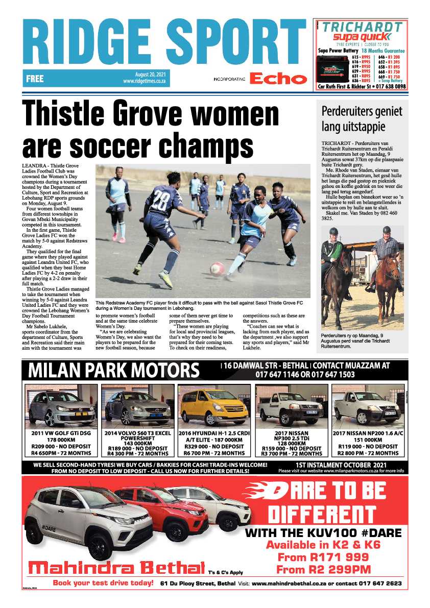 Ridge Times 20 August 2021 page 10