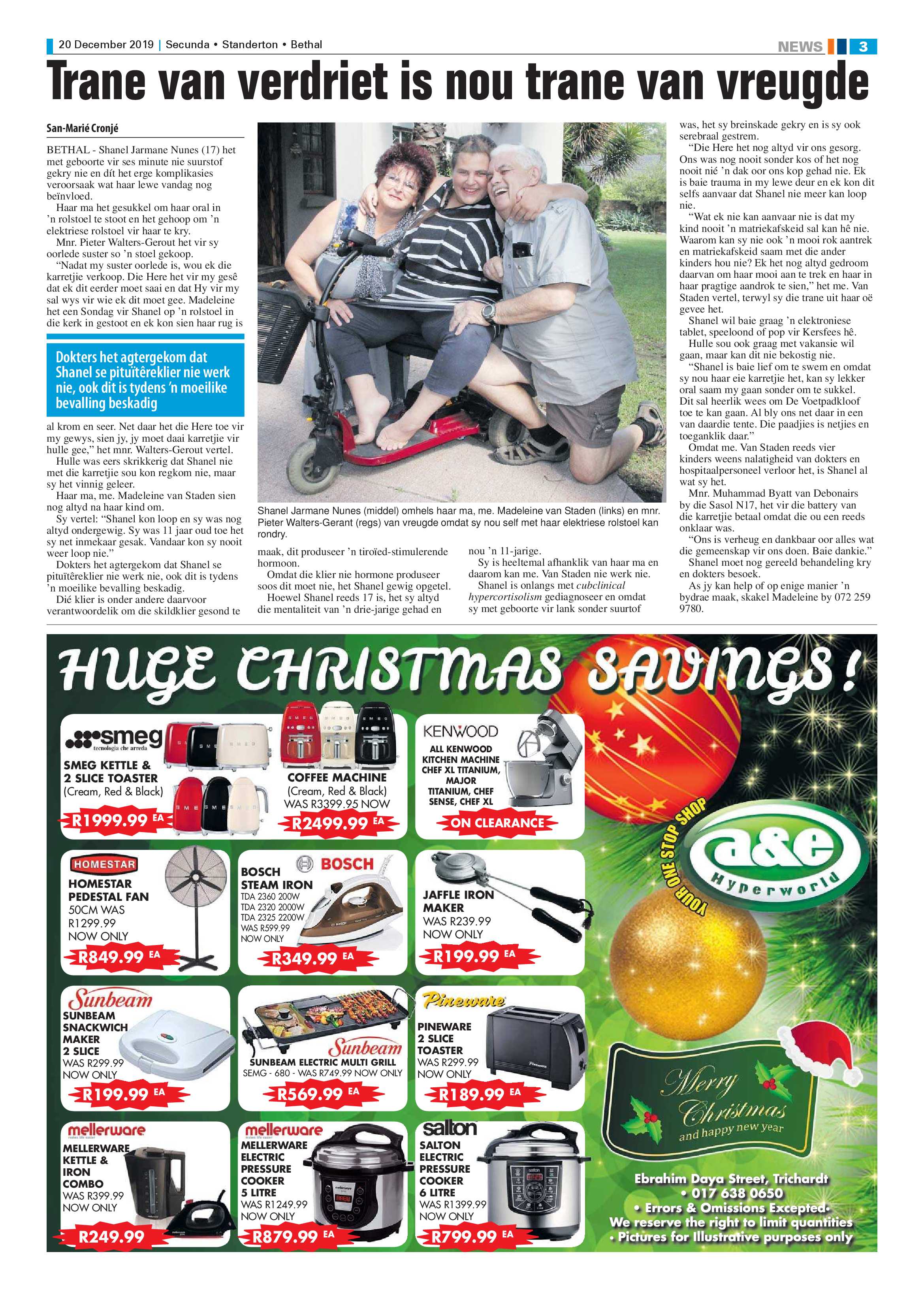 Ridge Times 20 December 2019 page 3