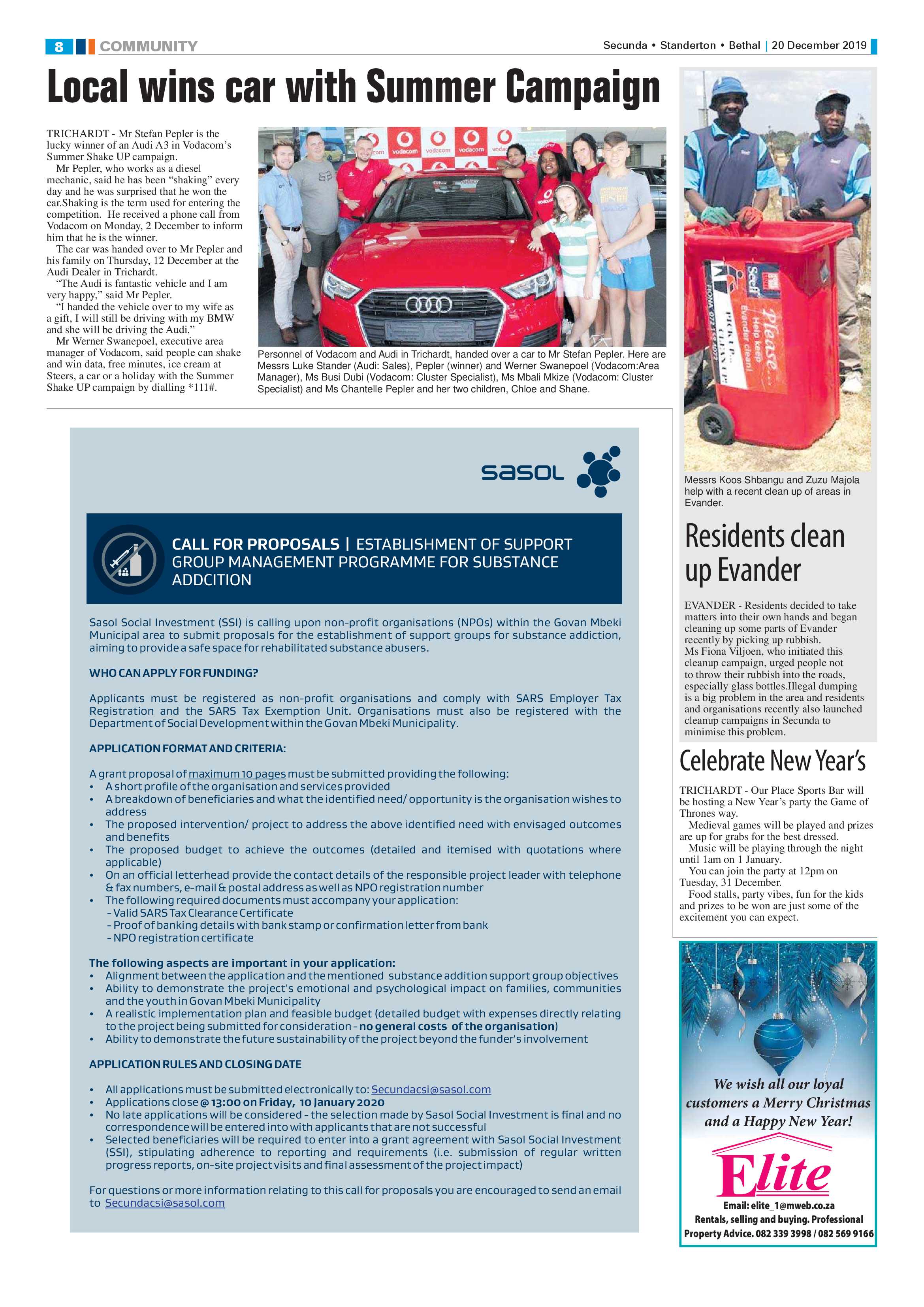 Ridge Times 20 December 2019 page 8