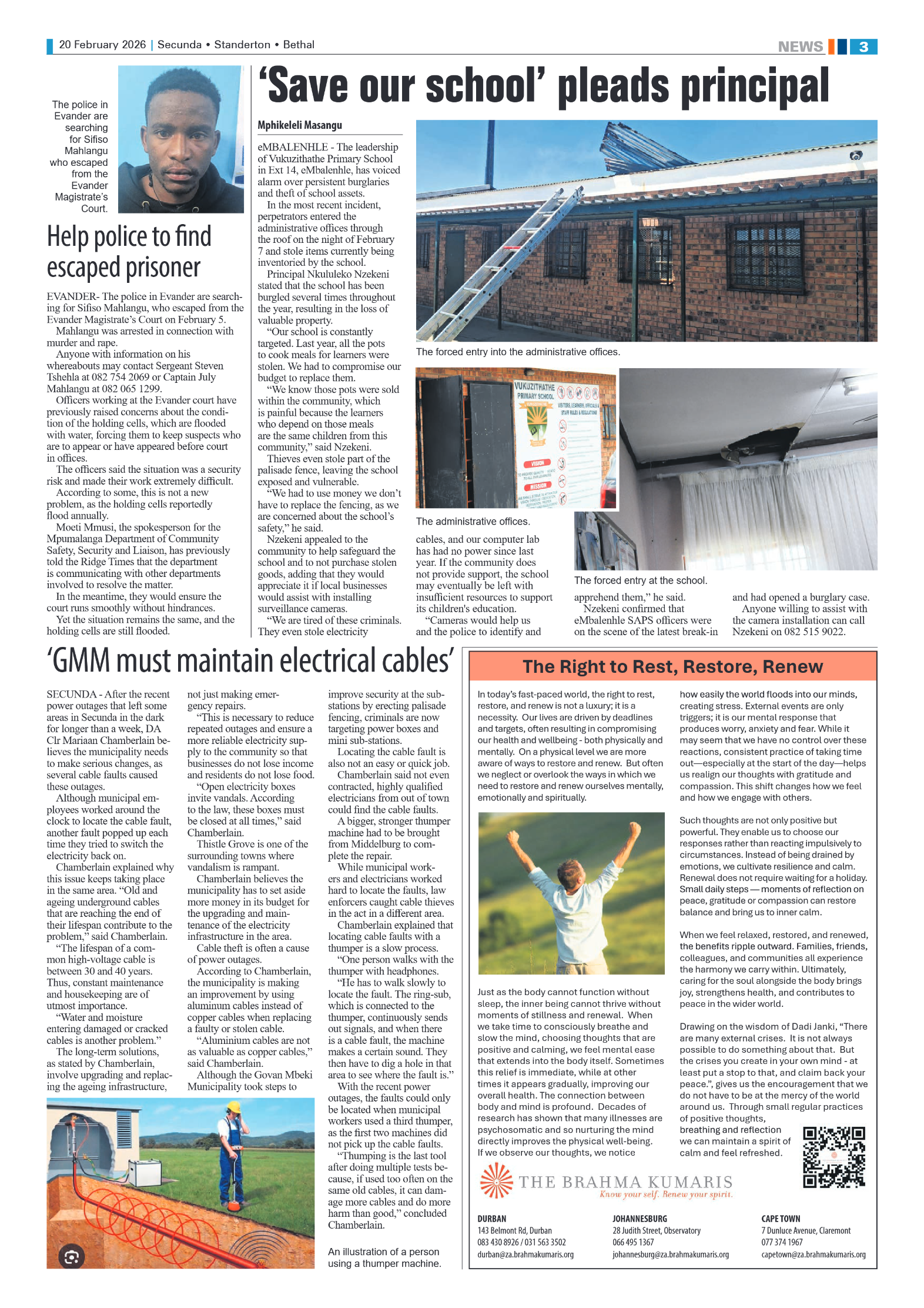 Ridge Times 20 February 2026 page 3