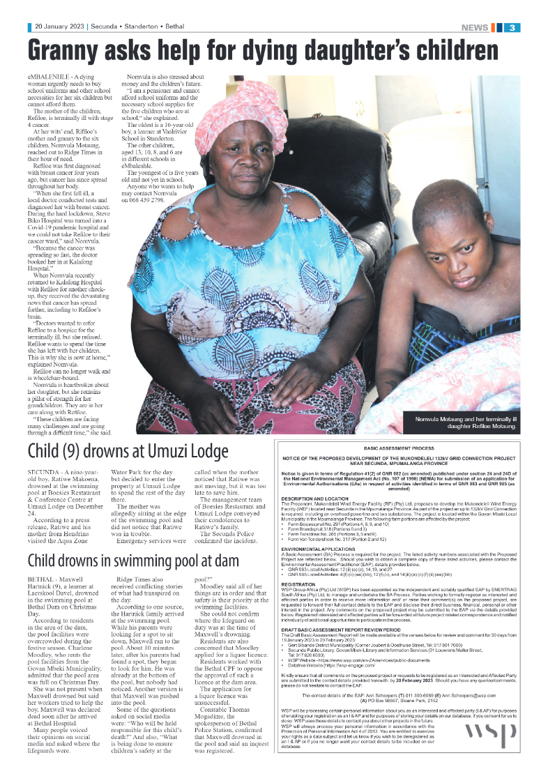 Ridge Times 20 January 2023 page 3
