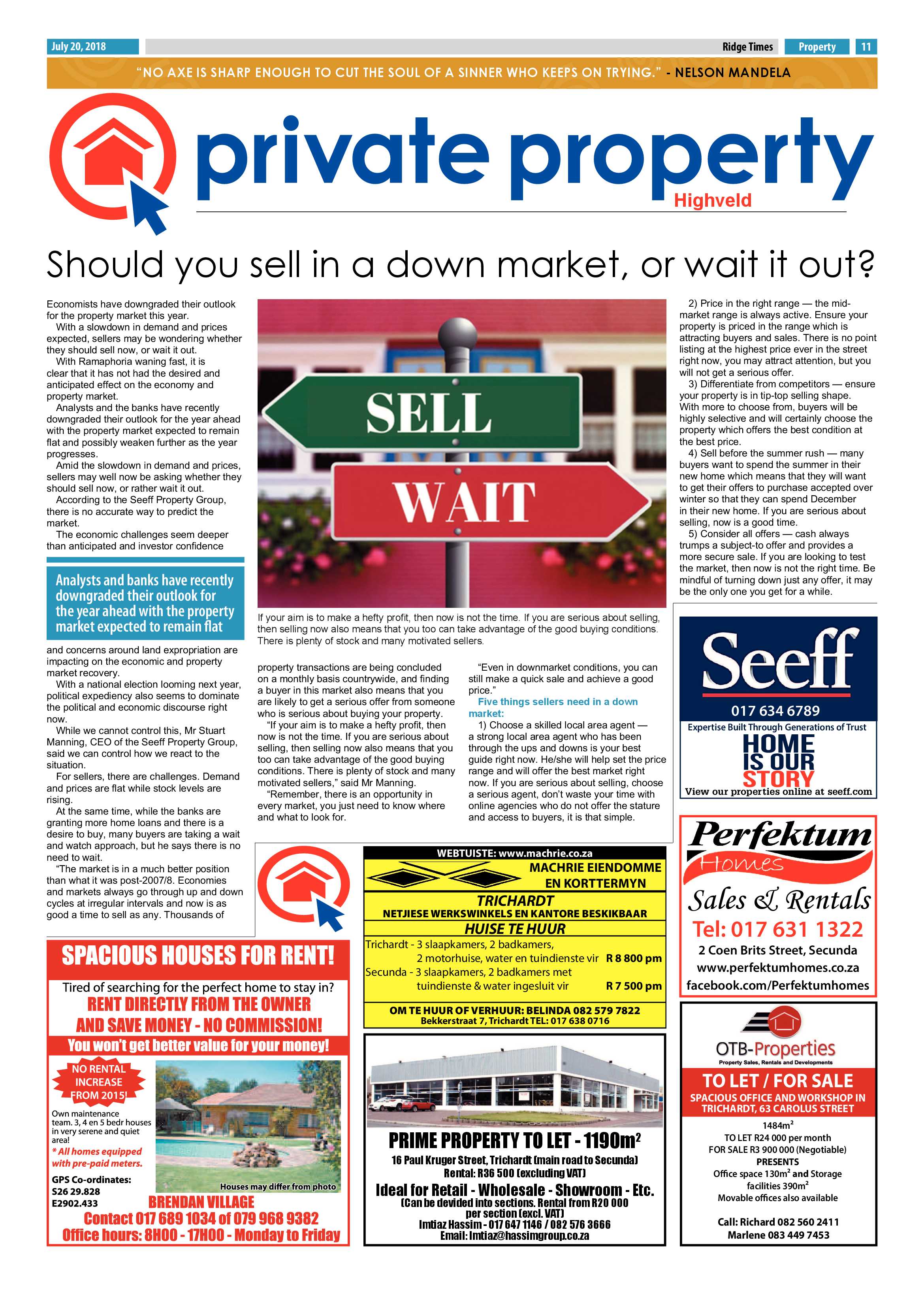 Ridge Times 20 July 2018 page 13