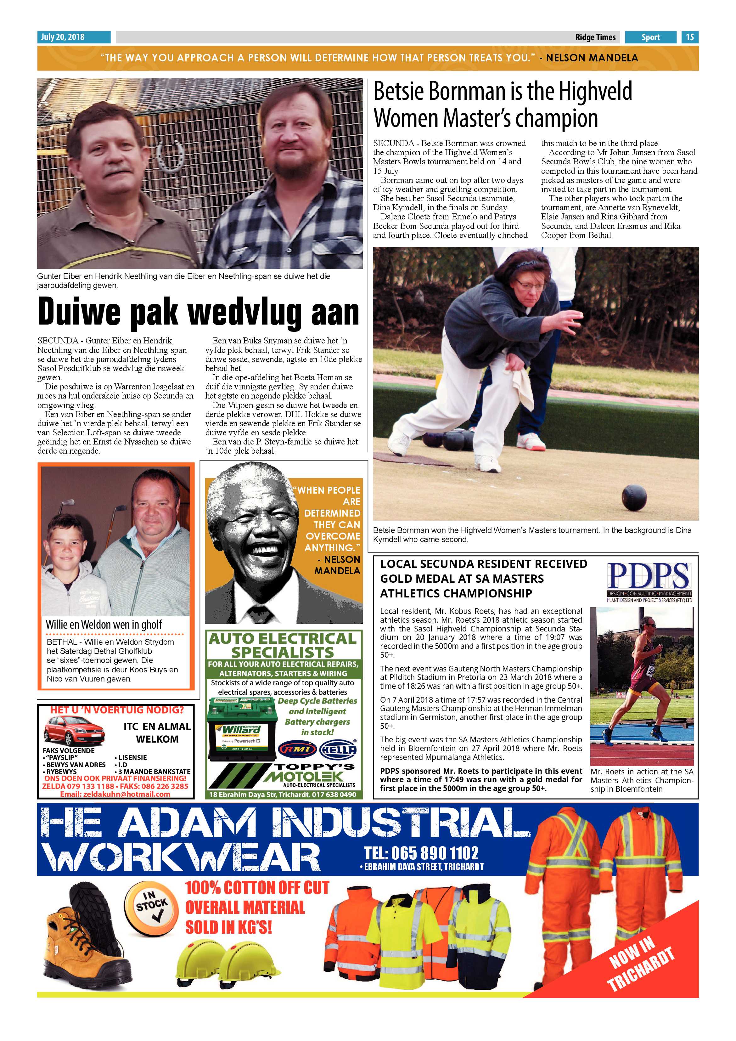Ridge Times 20 July 2018 page 17