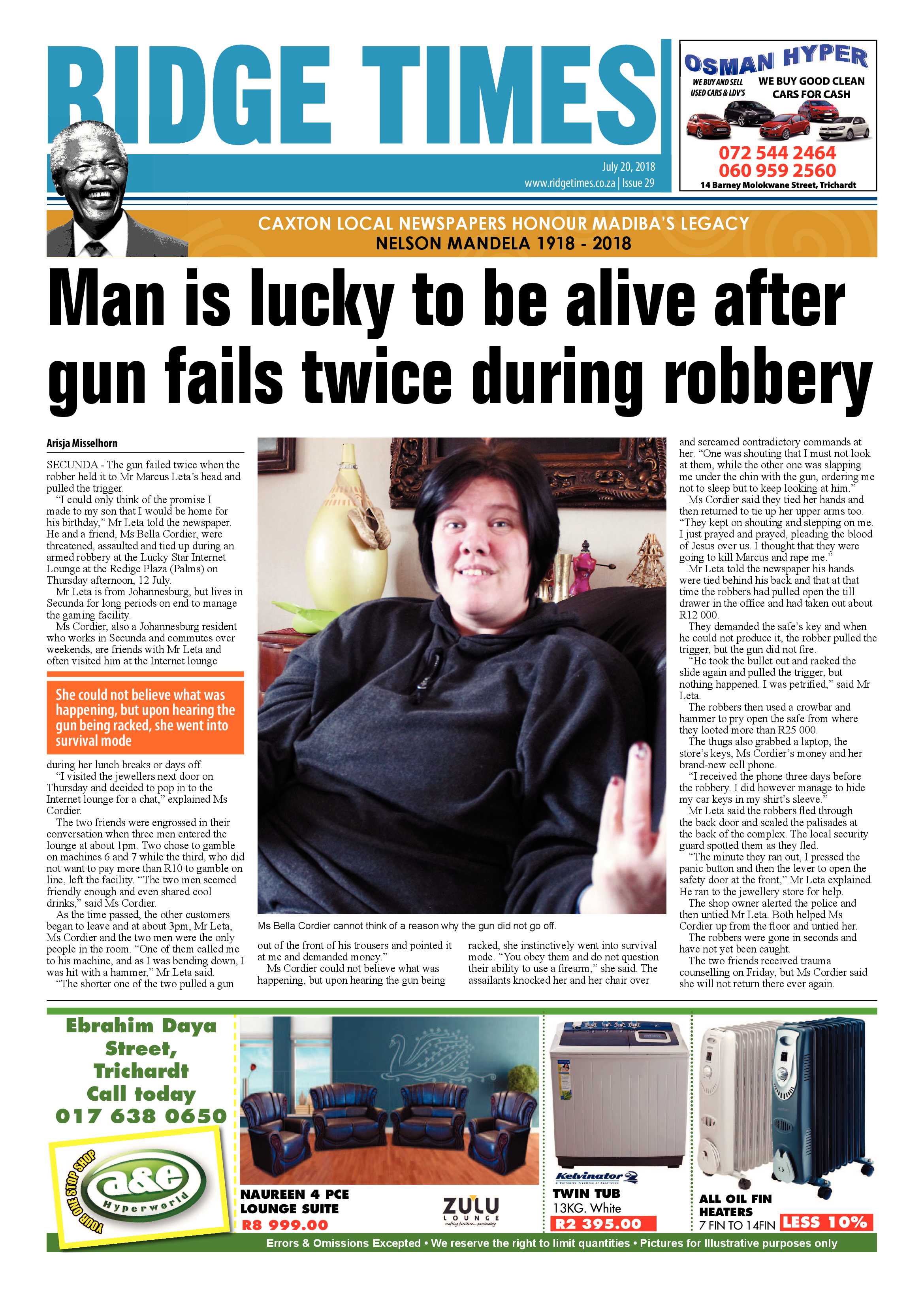 Ridge Times 20 July 2018 page 3