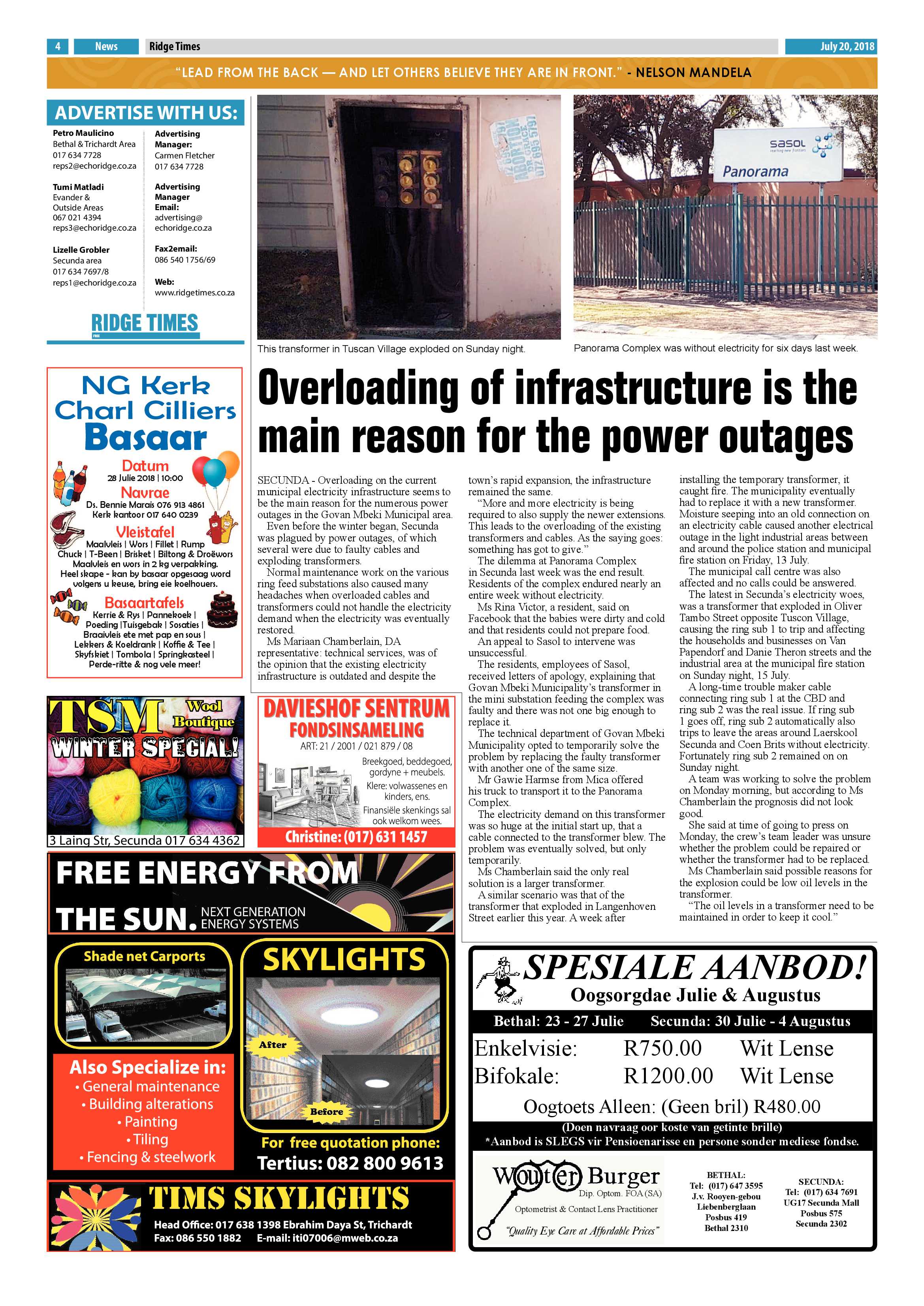 Ridge Times 20 July 2018 page 6