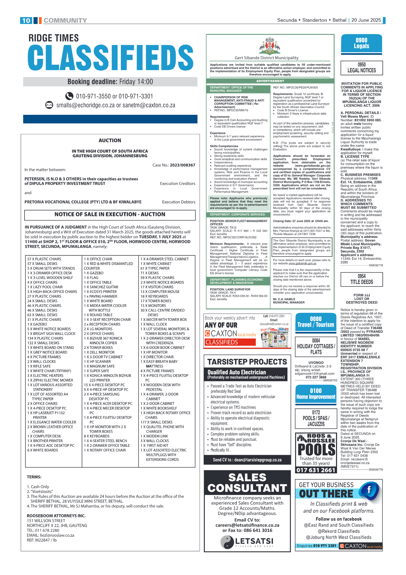 Ridge Times 20 June 2025 page 10