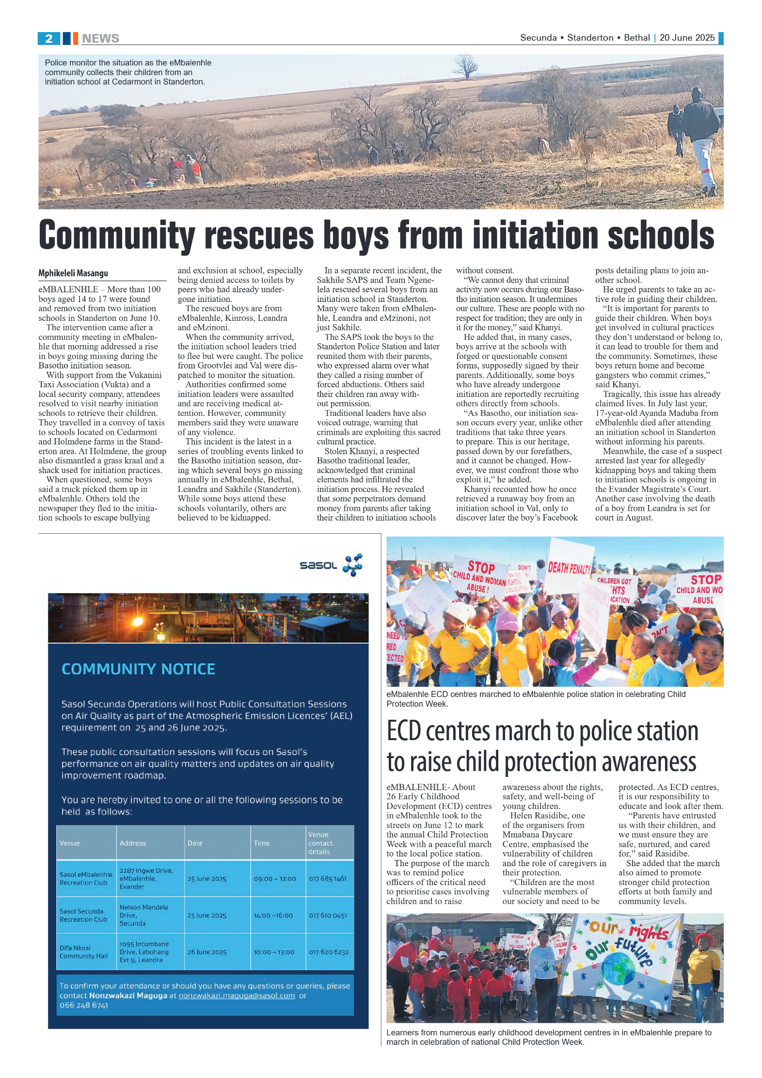 Ridge Times 20 June 2025 page 2