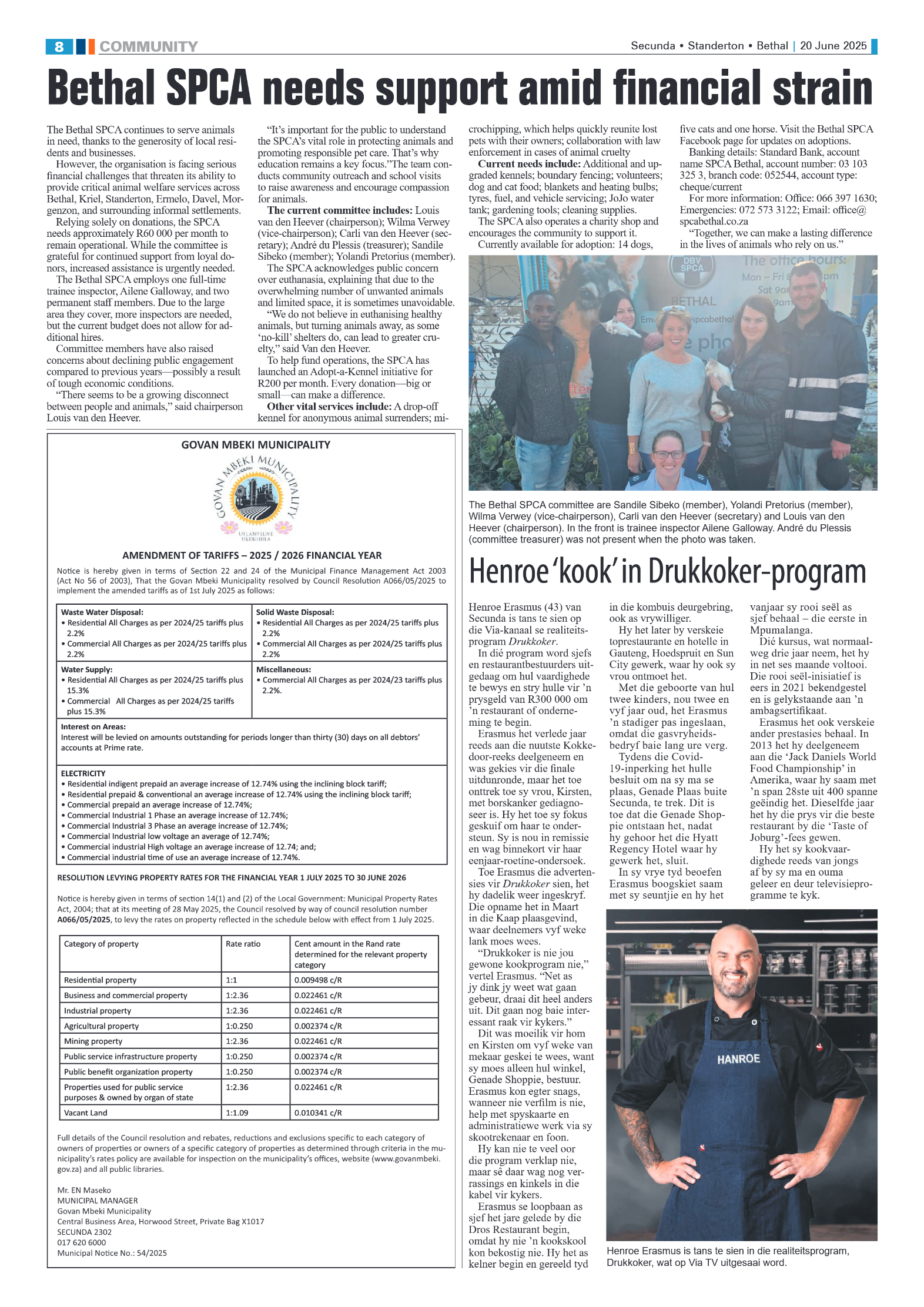 Ridge Times 20 June 2025 page 8