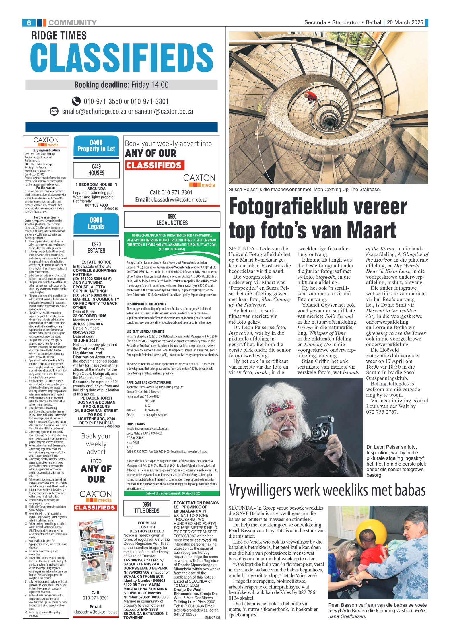 Ridge Times 20 March 2026 page 6