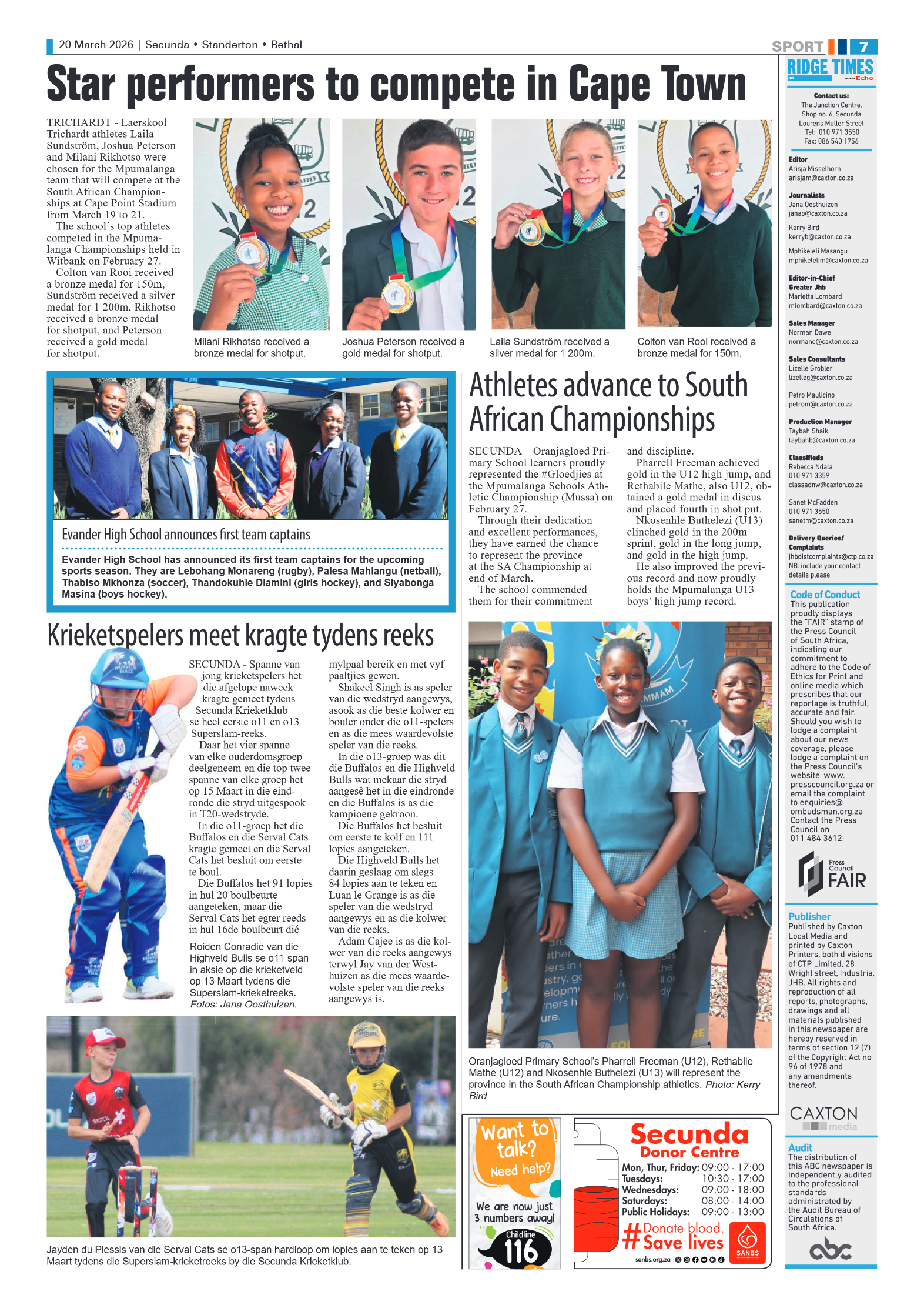 Ridge Times 20 March 2026 page 7