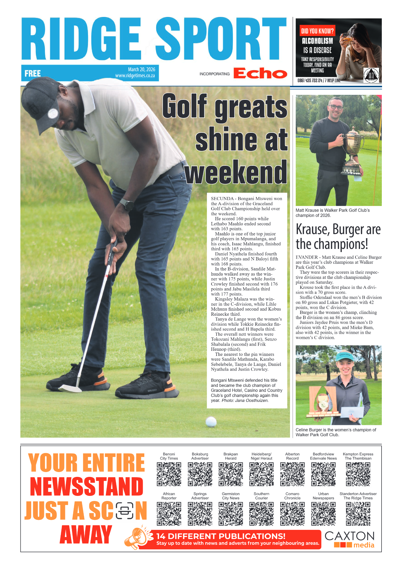 Ridge Times 20 March 2026 page 8