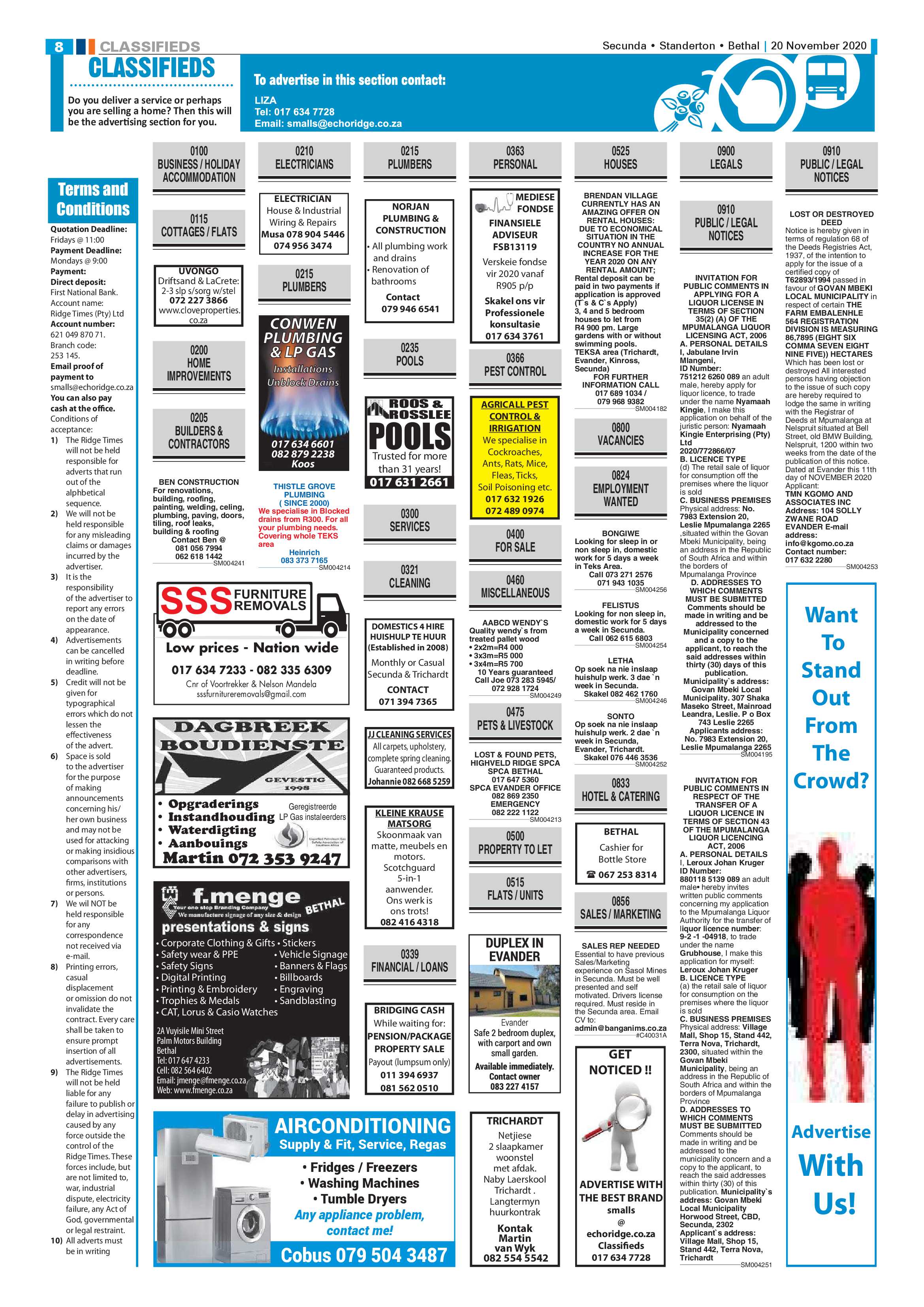 Ridge Times 20 November 2020 page 10