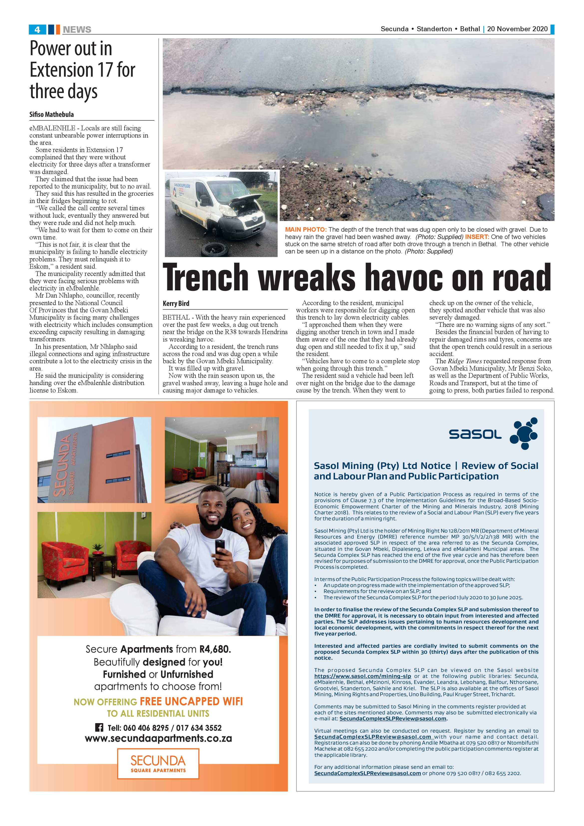 Ridge Times 20 November 2020 page 6
