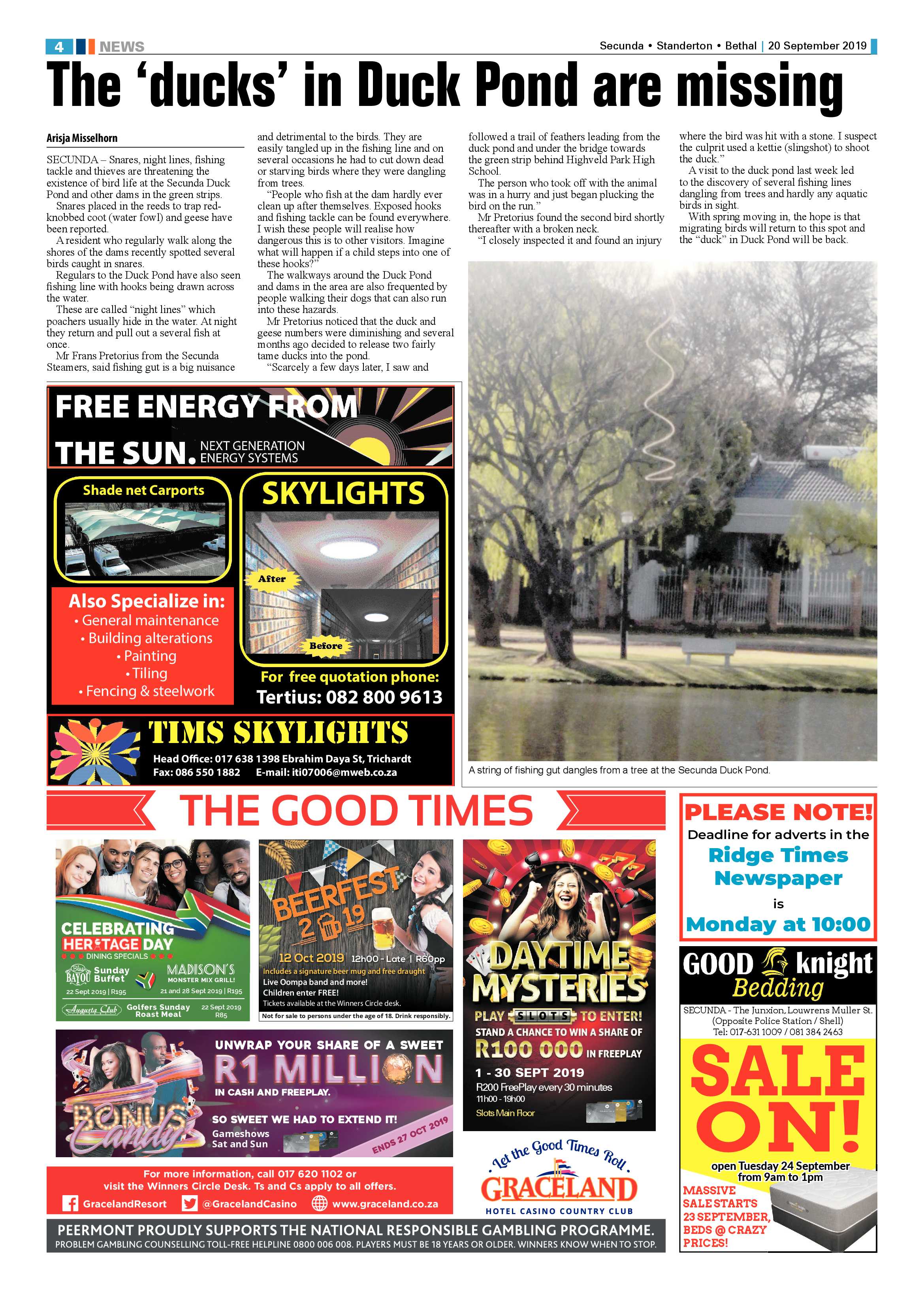 Ridge Times 20 September 2019 page 4