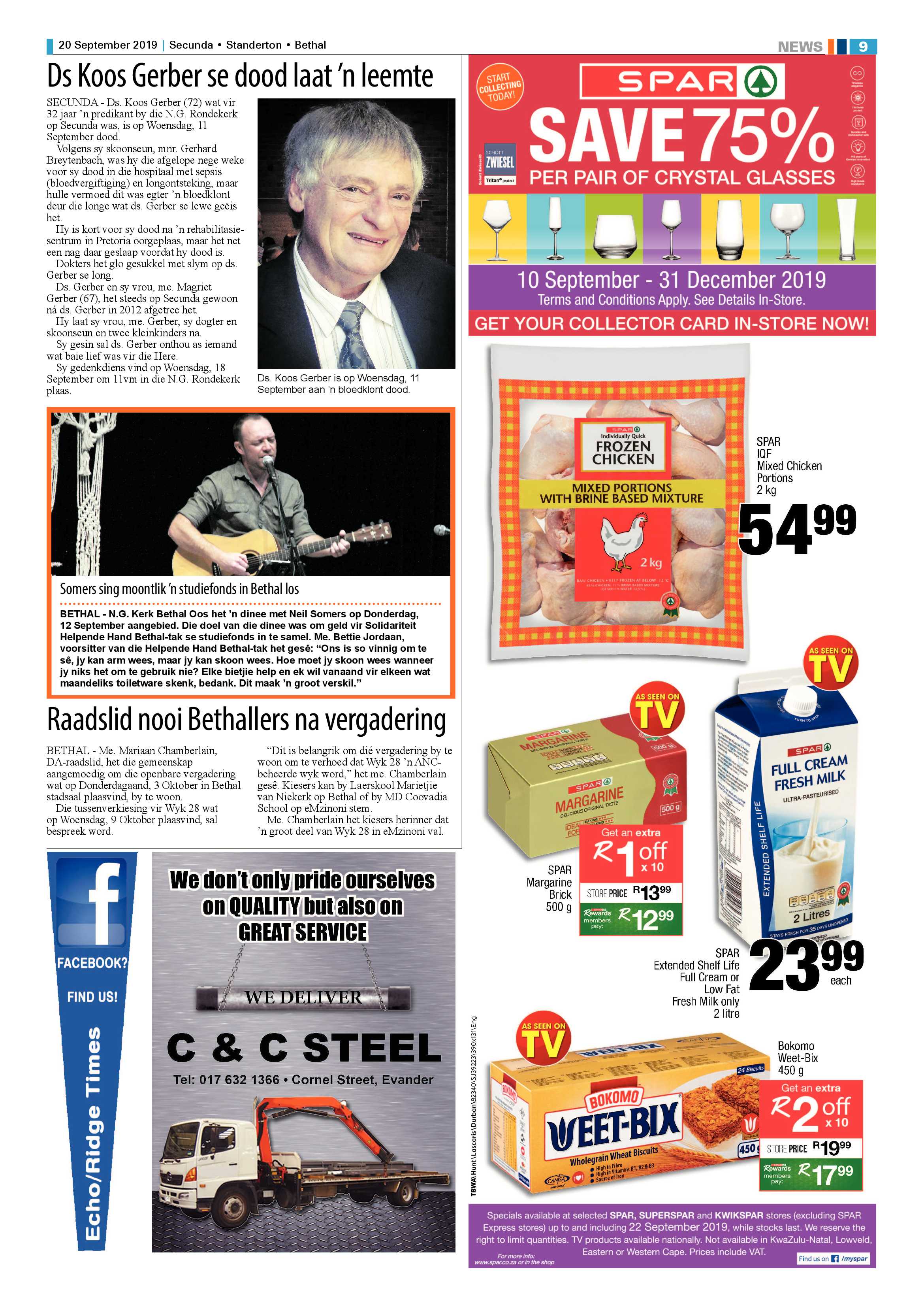 Ridge Times 20 September 2019 page 9