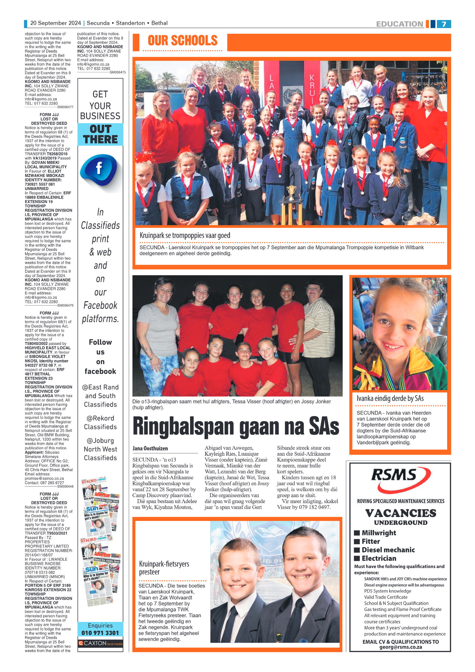 Ridge Times 20 September 2024 page 7