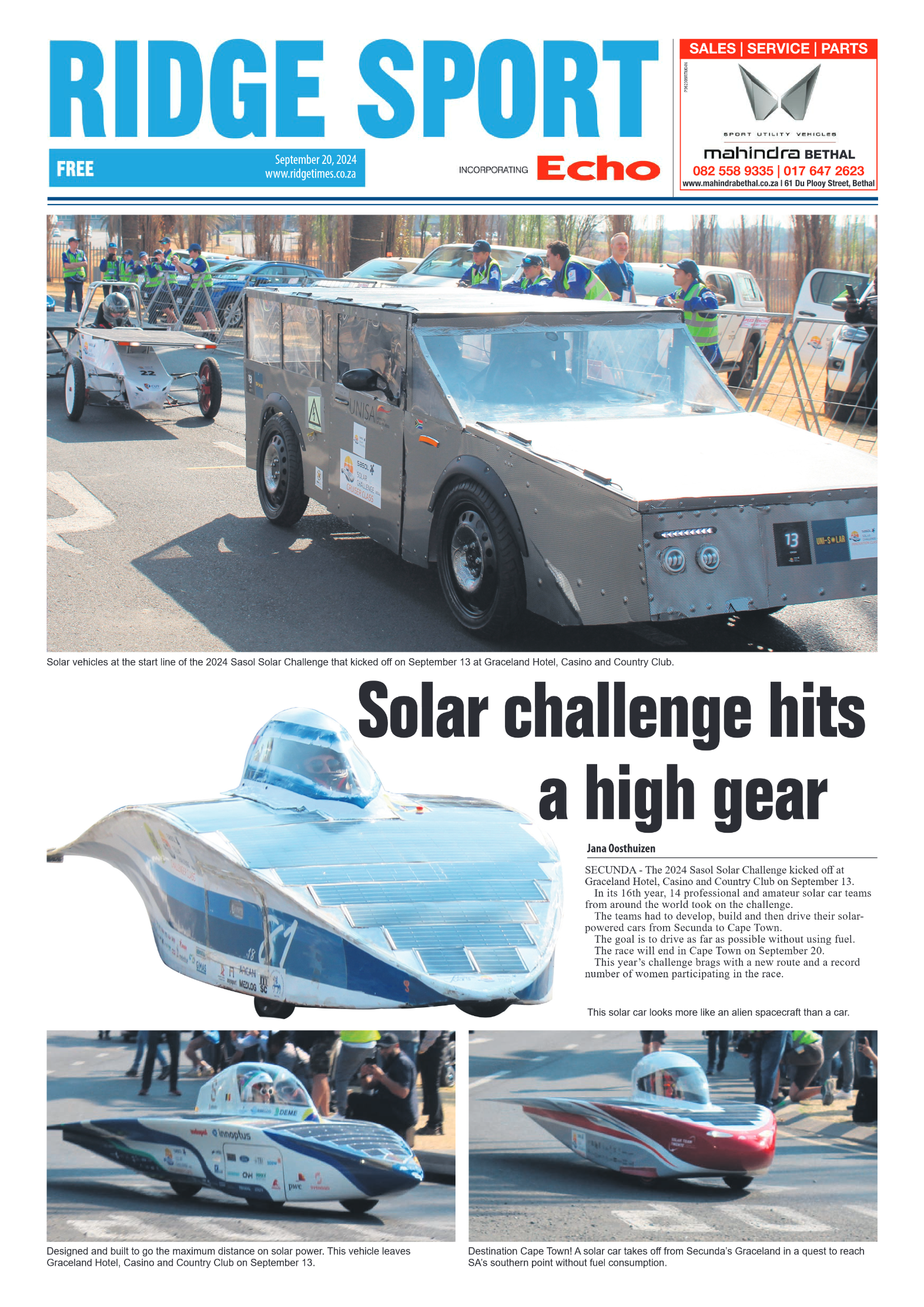 Ridge Times 20 September 2024 page 8