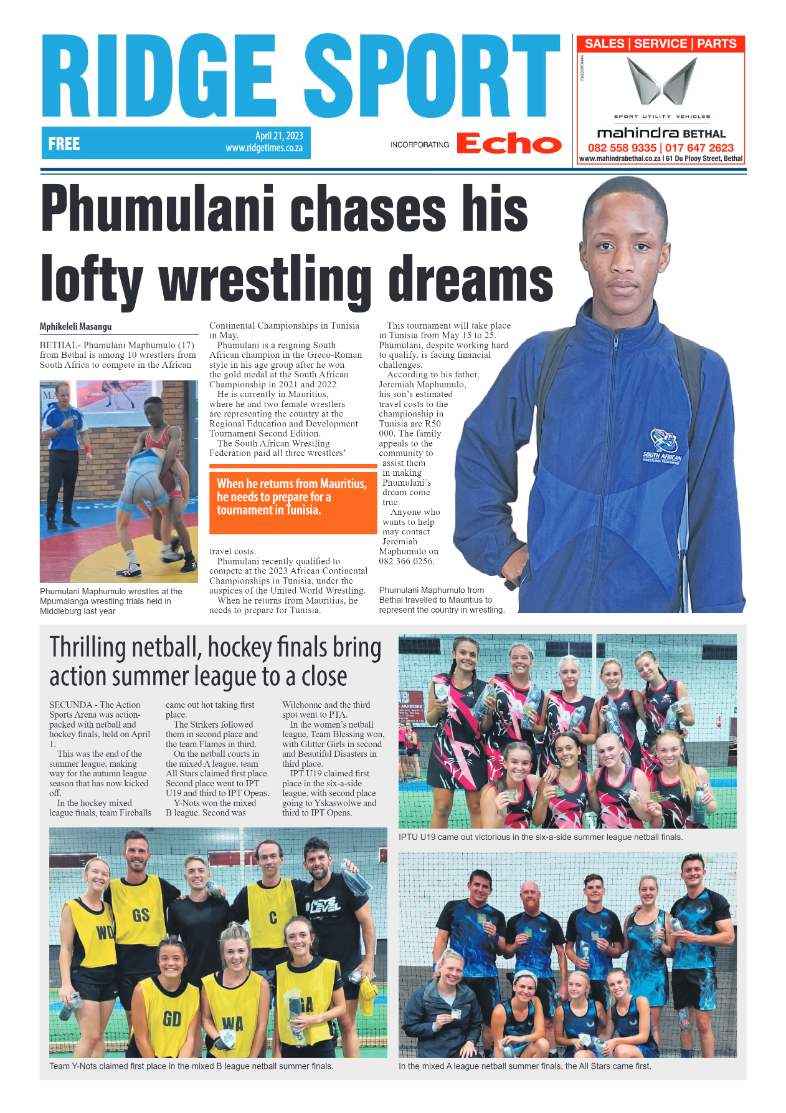 Ridge Times 21 April 2023 page 8