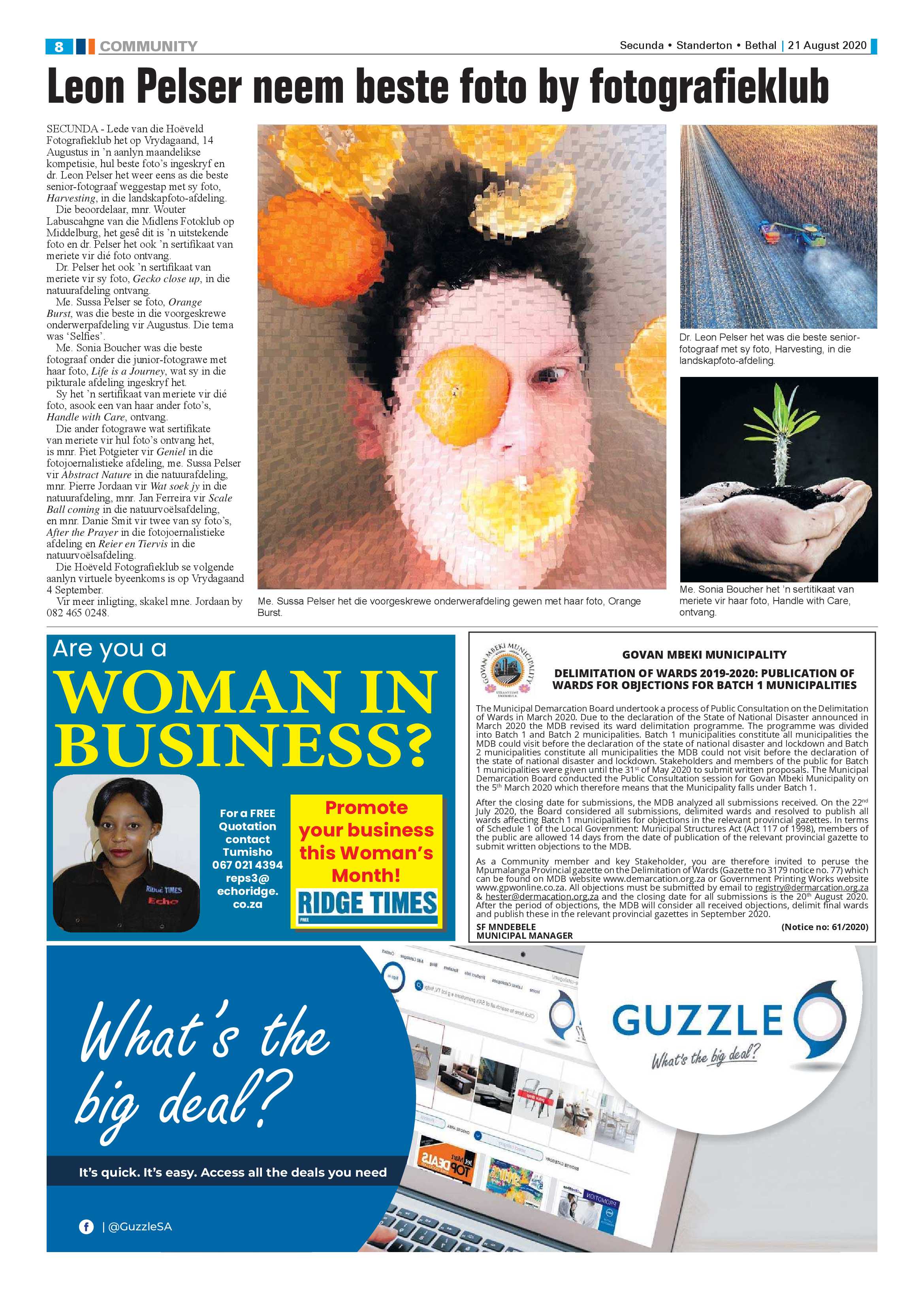 Ridge Times 21 August 2020 page 10