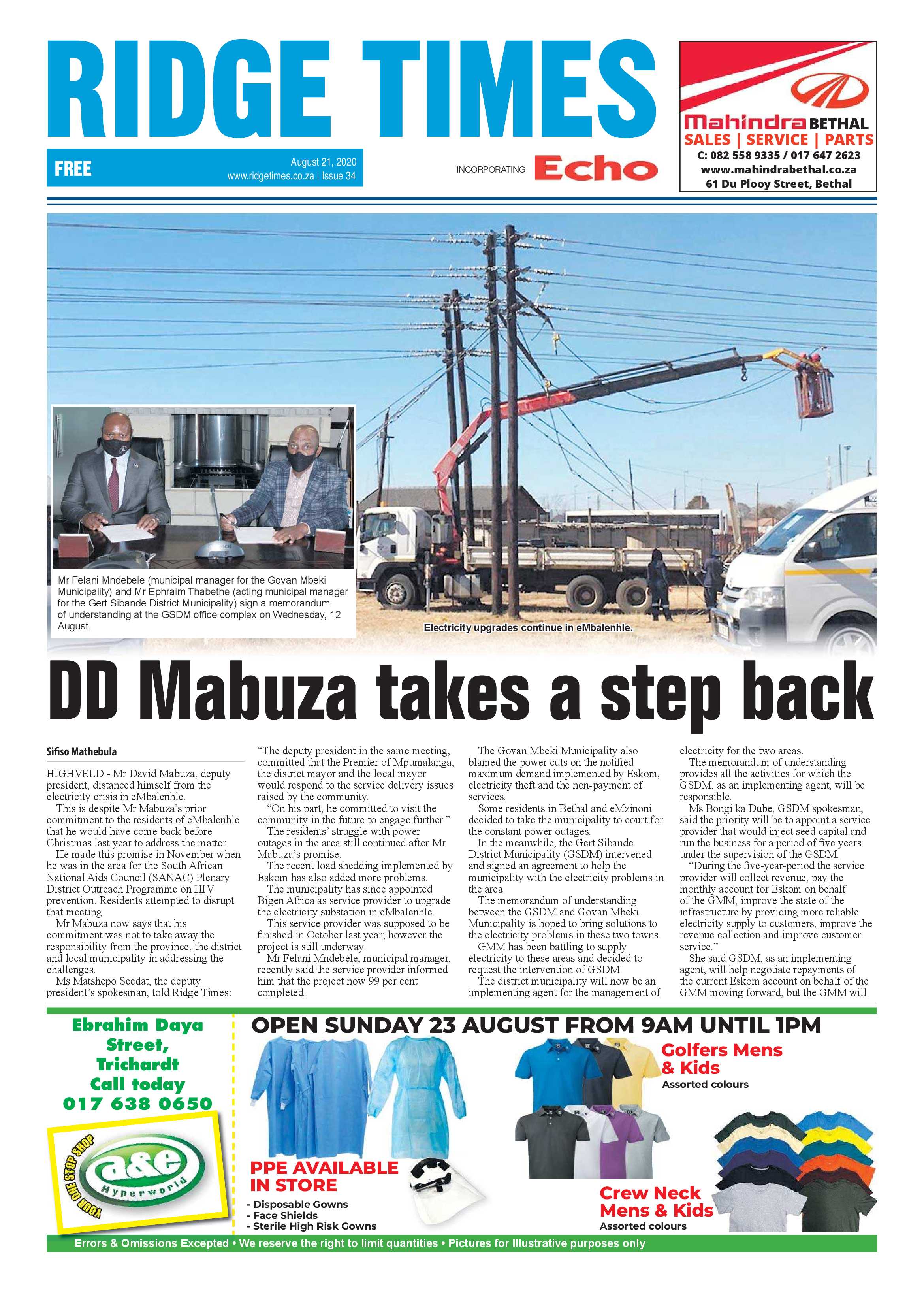 Ridge Times 21 August 2020 page 3
