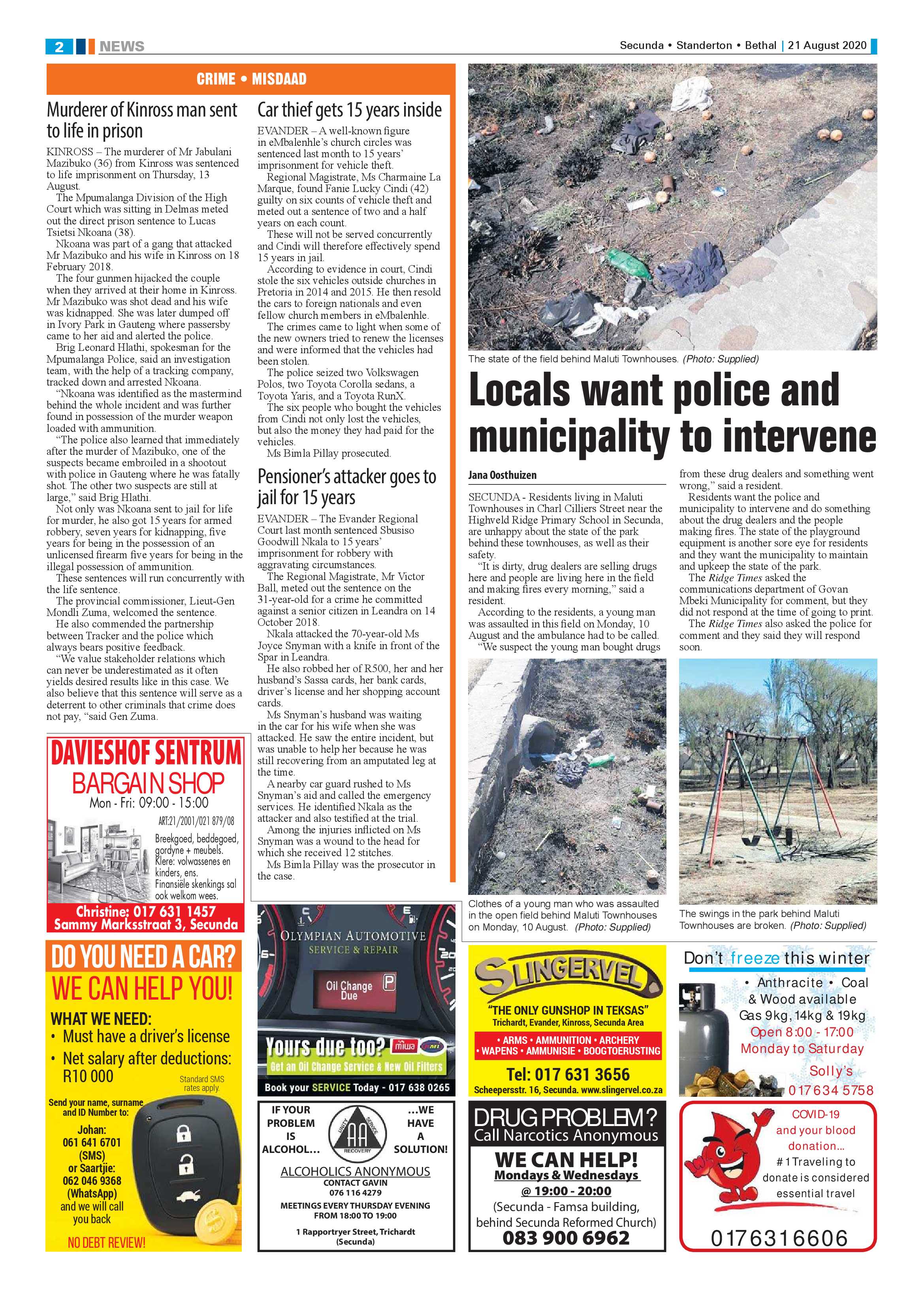 Ridge Times 21 August 2020 page 4