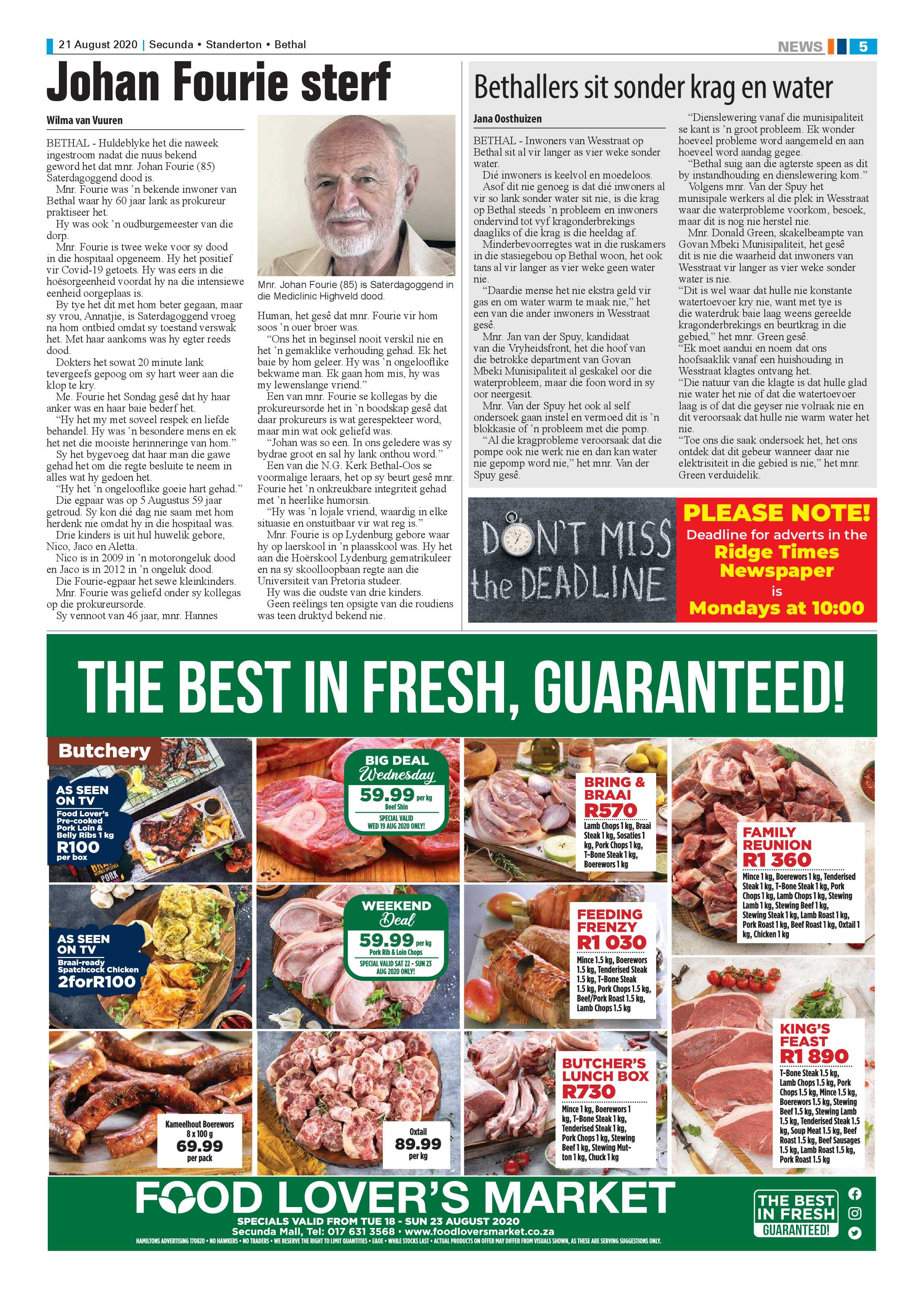 Ridge Times 21 August 2020 page 7