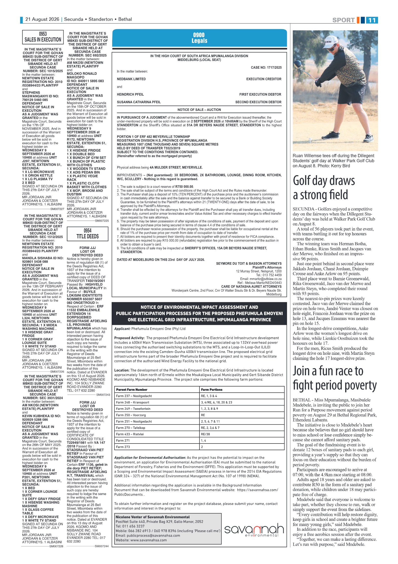 Ridge Times 21 August 2026 page 11