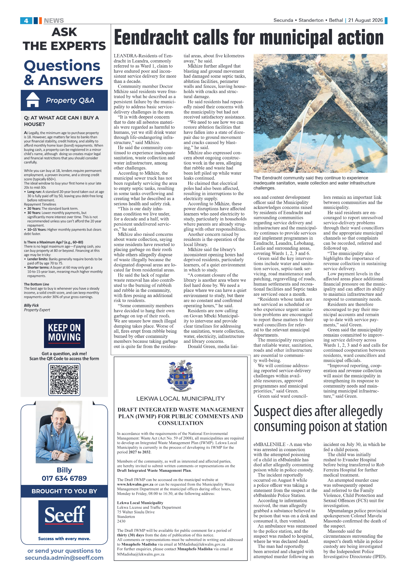 Ridge Times 21 August 2026 page 4