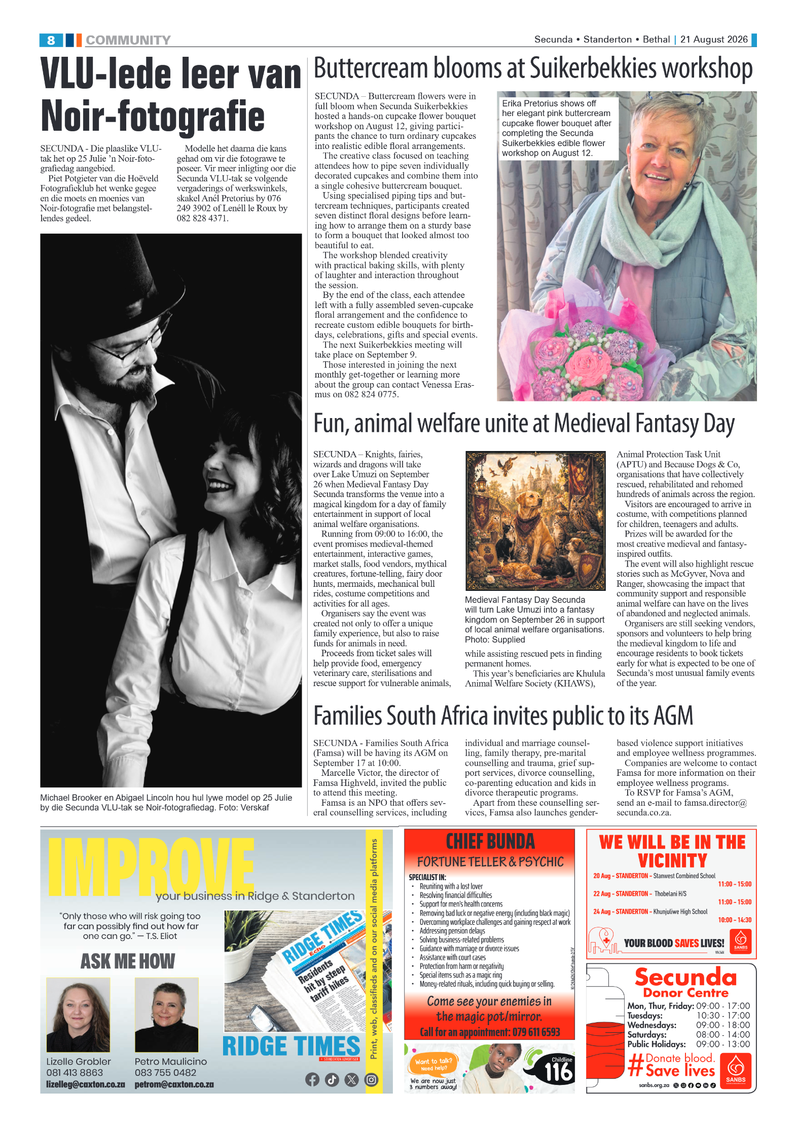 Ridge Times 21 August 2026 page 8