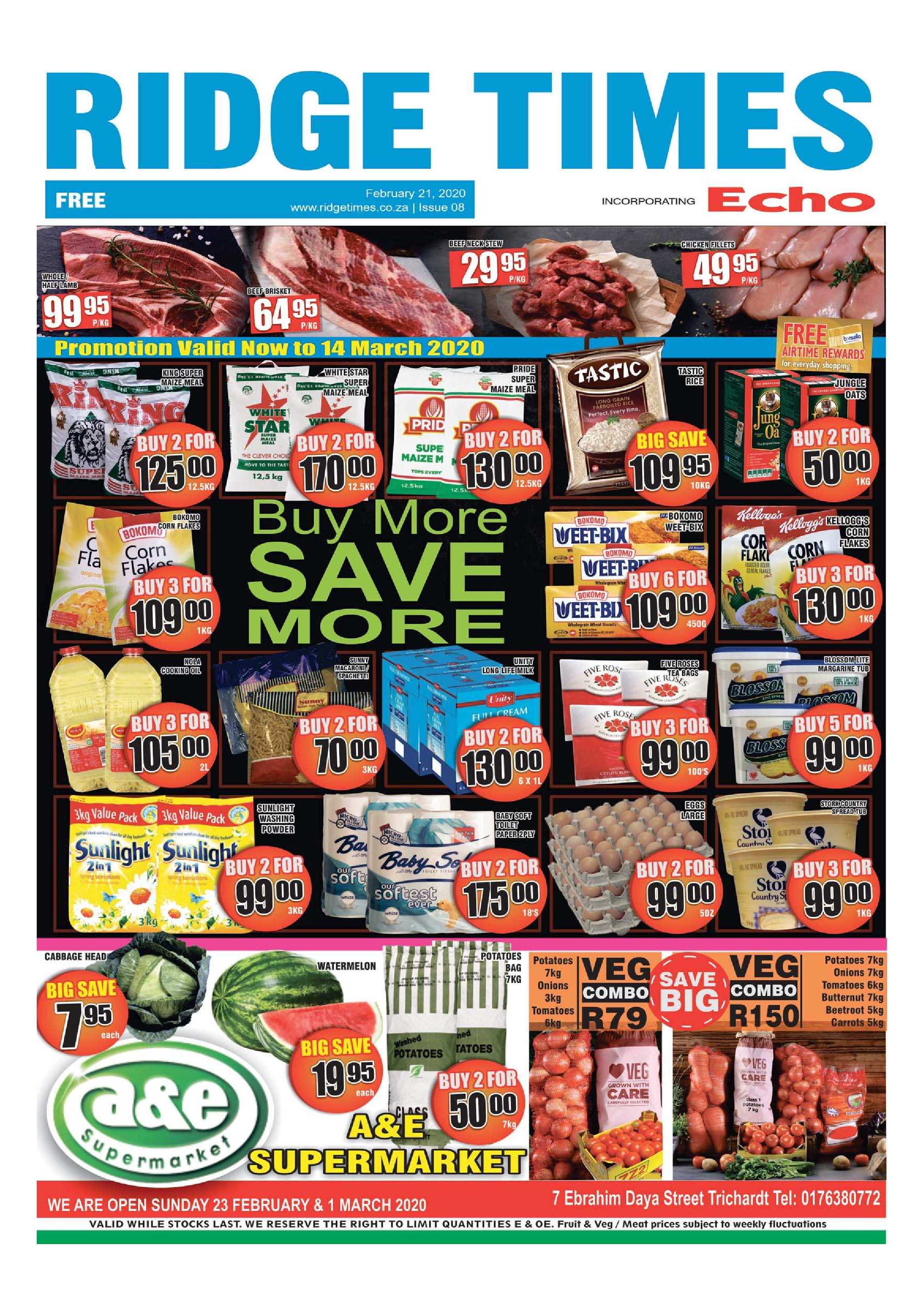 Ridge Times 21 February 2020 page 1