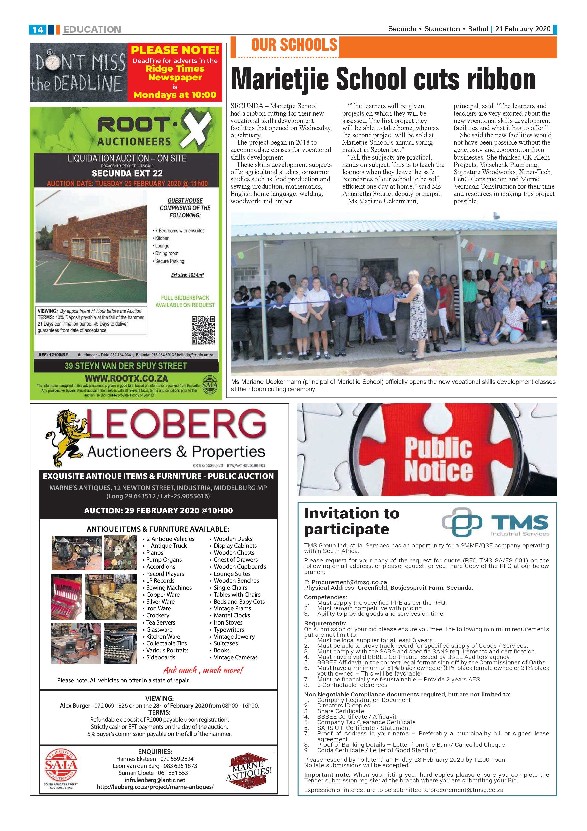Ridge Times 21 February 2020 page 16