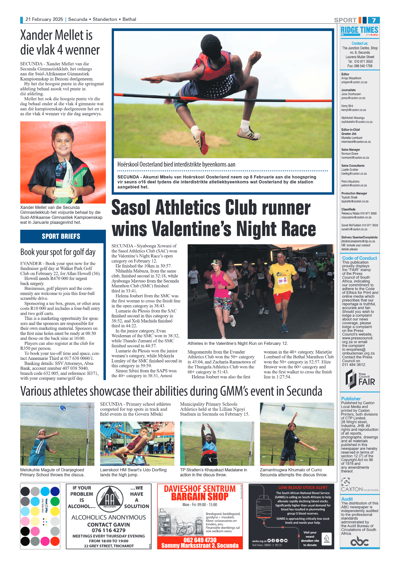 Ridge Times 21 February 2025 page 7