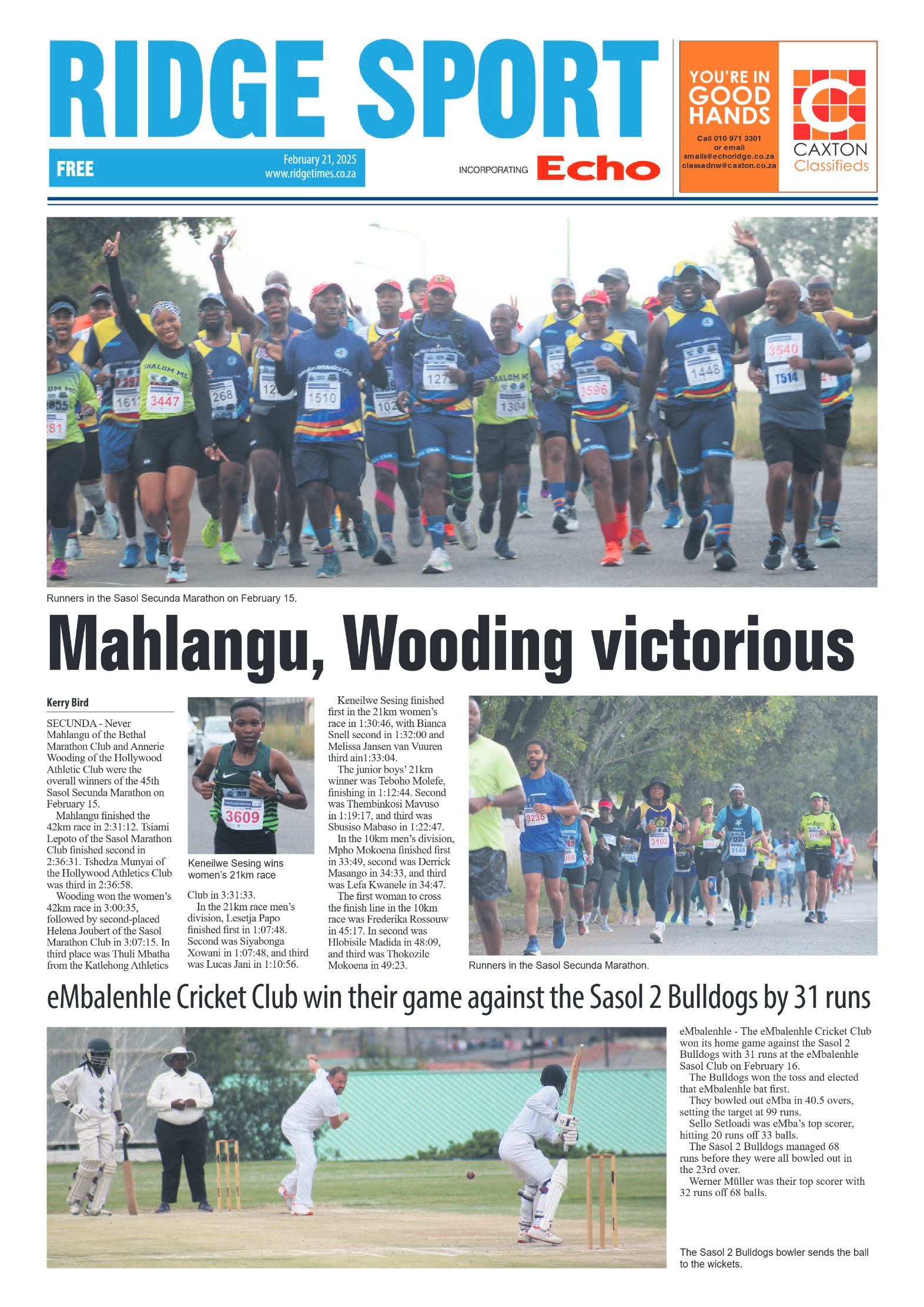 Ridge Times 21 February 2025 page 8