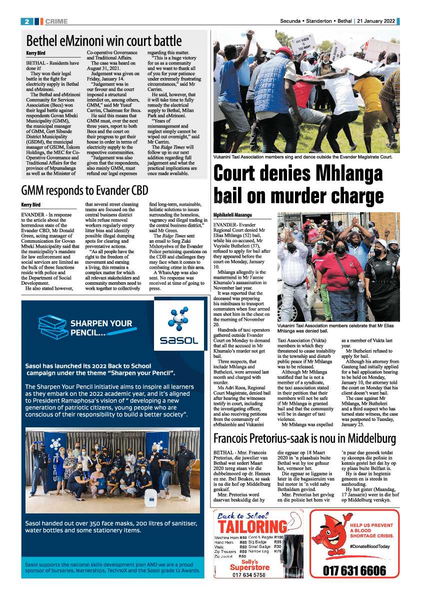 Ridge Times 21 January 2022 page 4