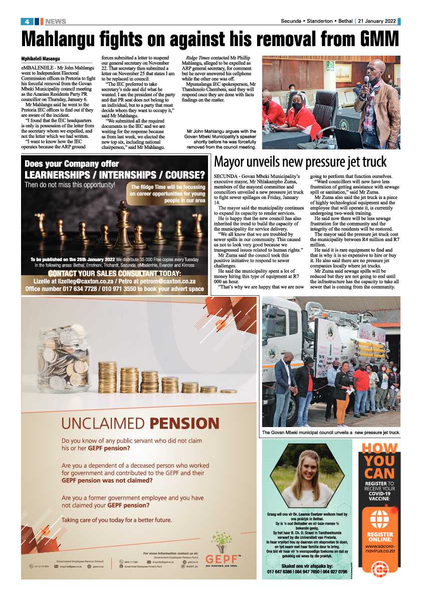 Ridge Times 21 January 2022 page 6