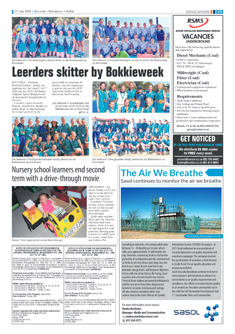 Ridge Times 21 July 2023 page 11