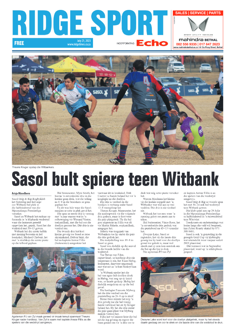 Ridge Times 21 July 2023 page 12