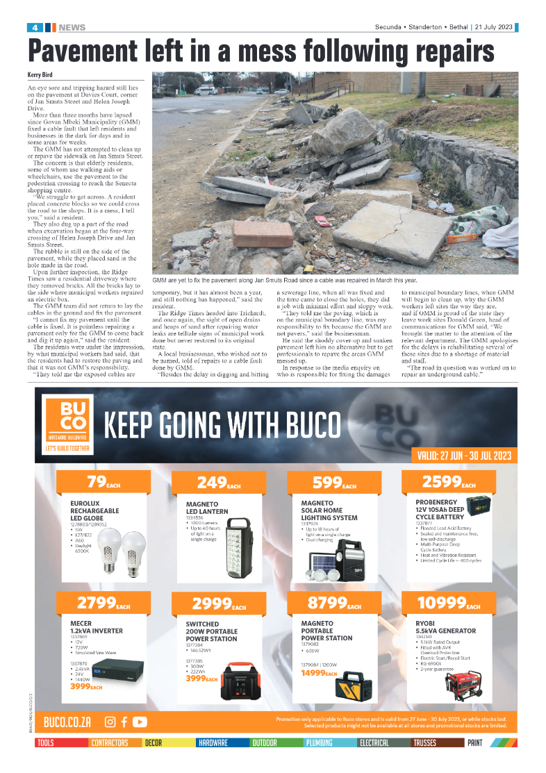 Ridge Times 21 July 2023 page 4