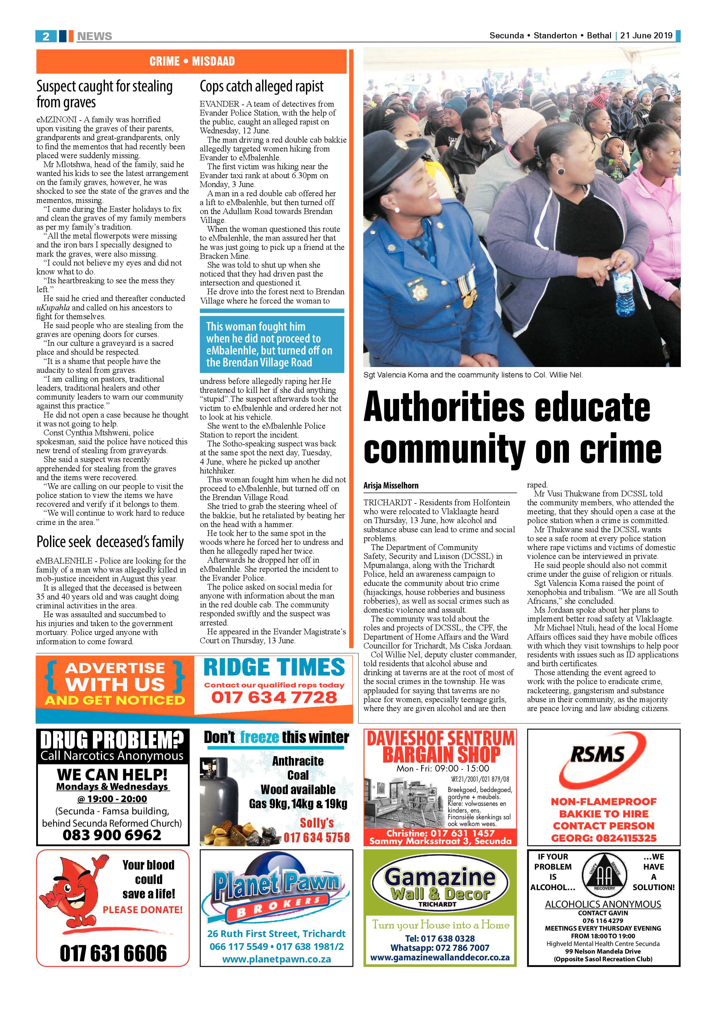 Ridge Times 21 June 2019 page 4