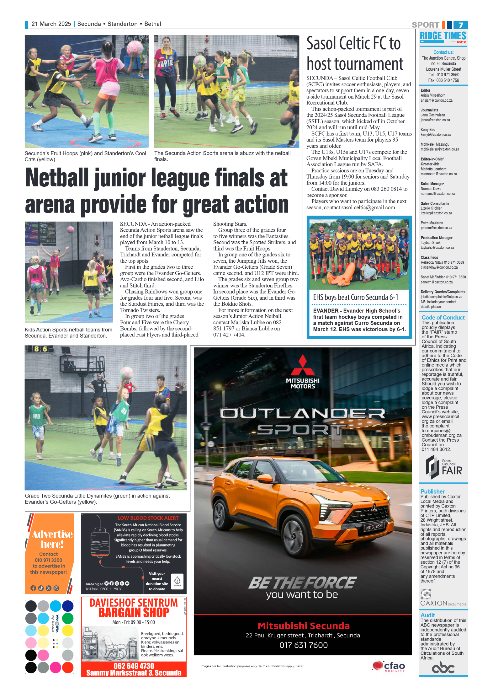 Ridge Times 21 March 2025 page 7
