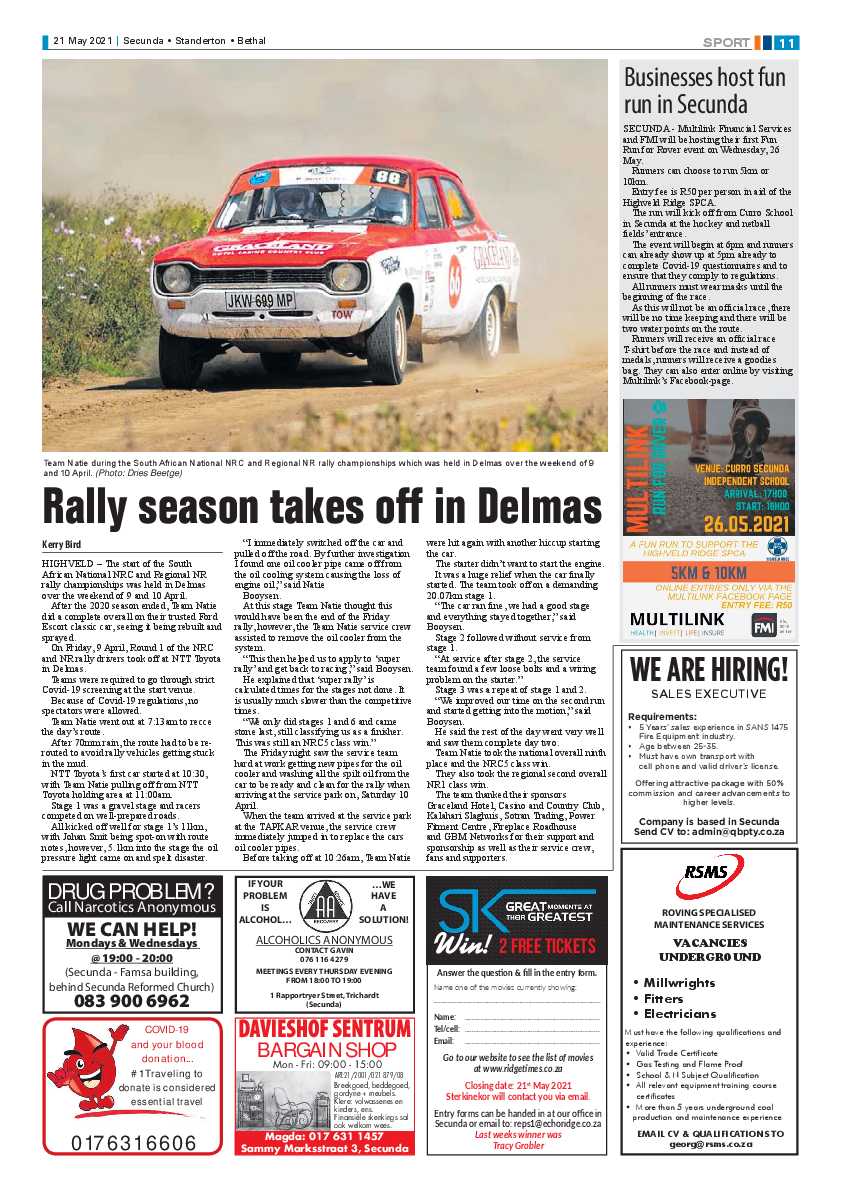 Ridge Times 21 May 2021 page 11