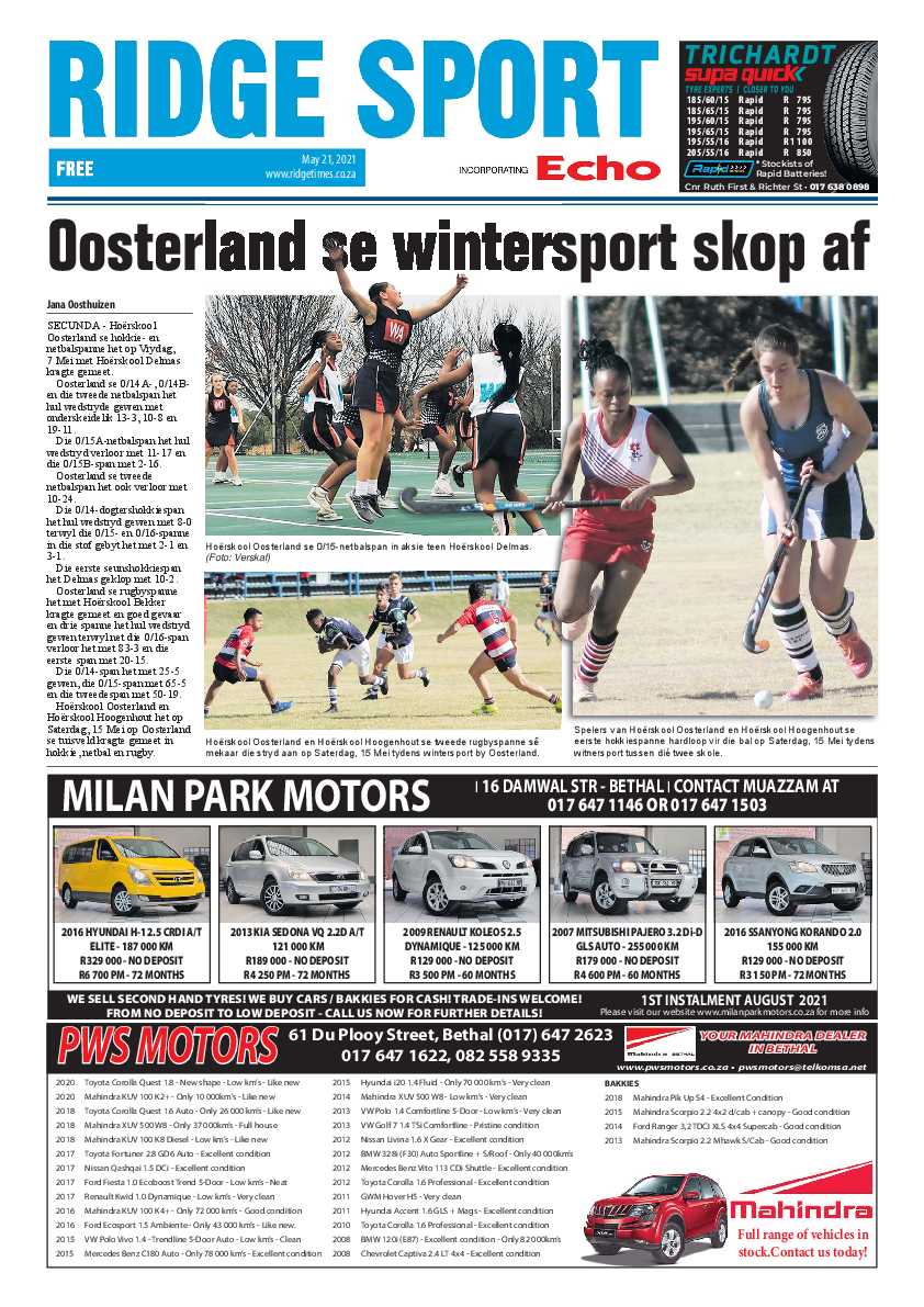 Ridge Times 21 May 2021 page 12